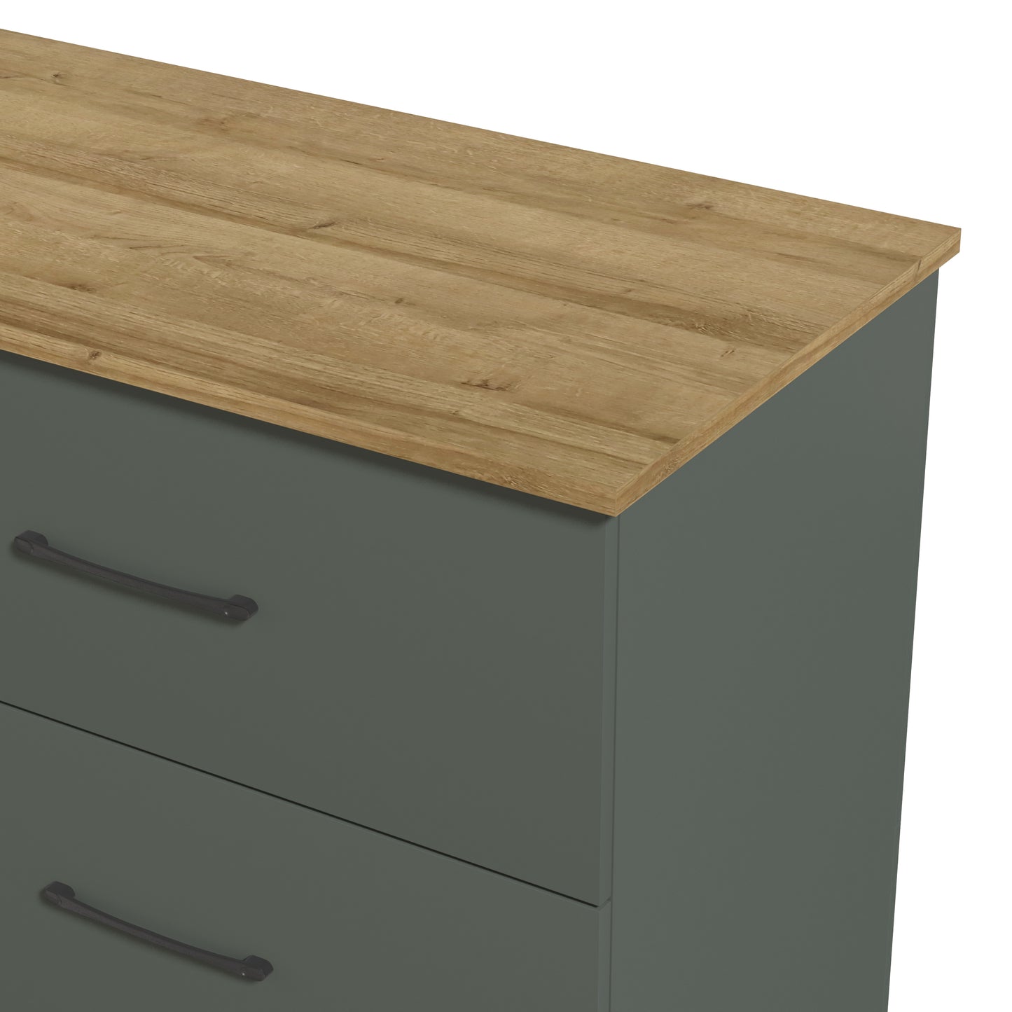 Galano 6 Drawer Dresser with Interlocking Drawers 47" W × 15.5" D × 31.7" H