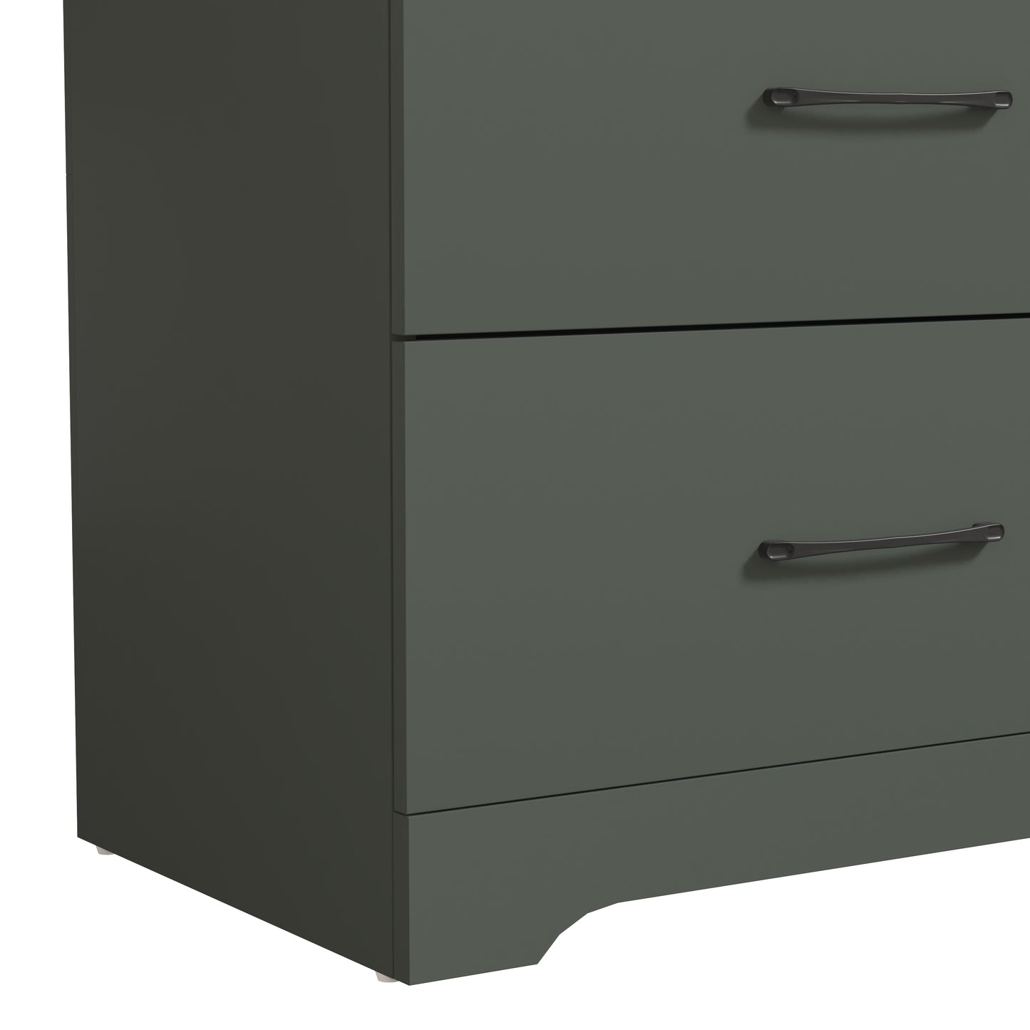 Galano 6 Drawer Dresser with Interlocking Drawers 47" W × 15.5" D × 31.7" H