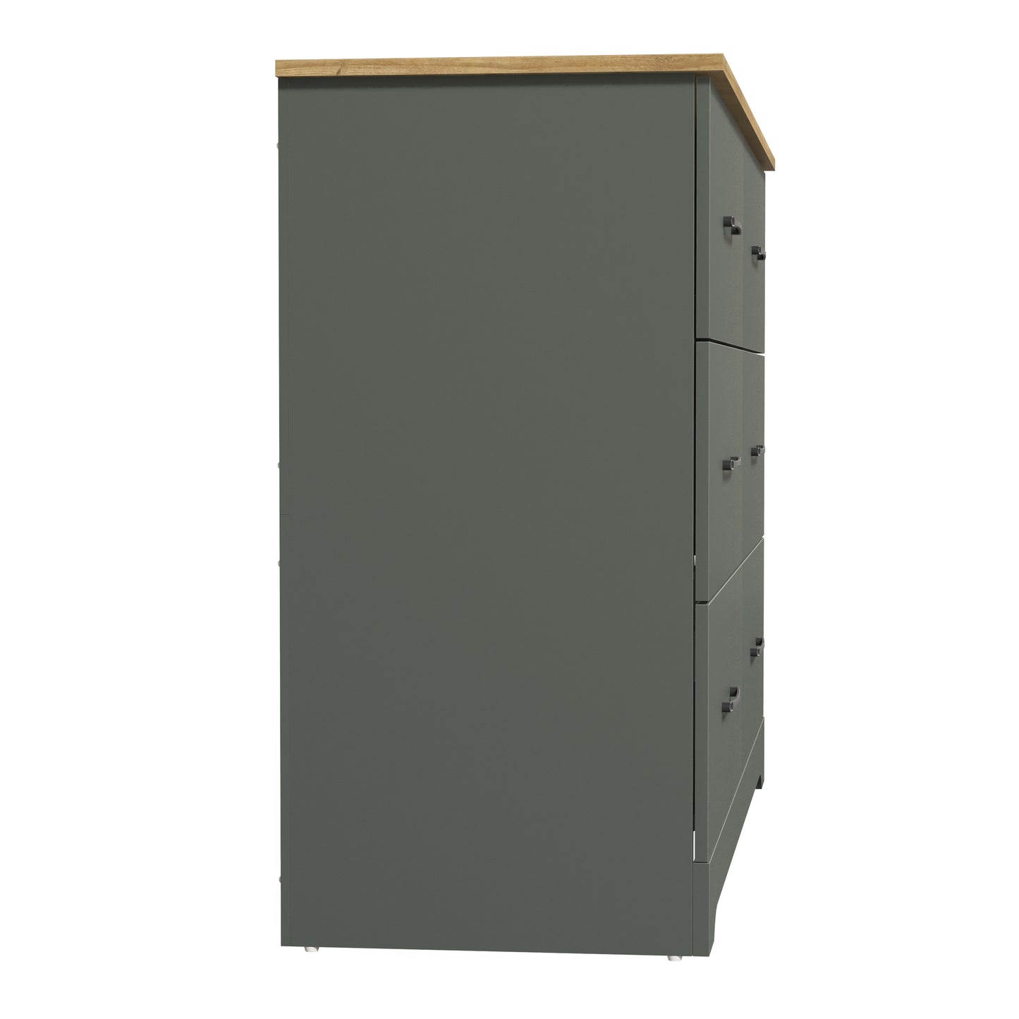 Galano 6 Drawer Dresser with Interlocking Drawers 47" W × 15.5" D × 31.7" H