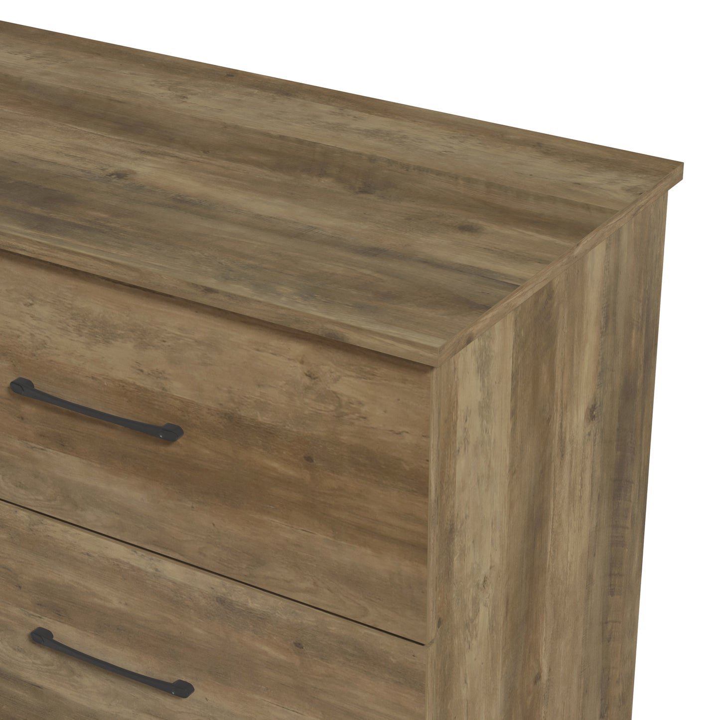 Galano 6 Drawer Dresser with Interlocking Drawers 47" W × 15.5" D × 31.7" H