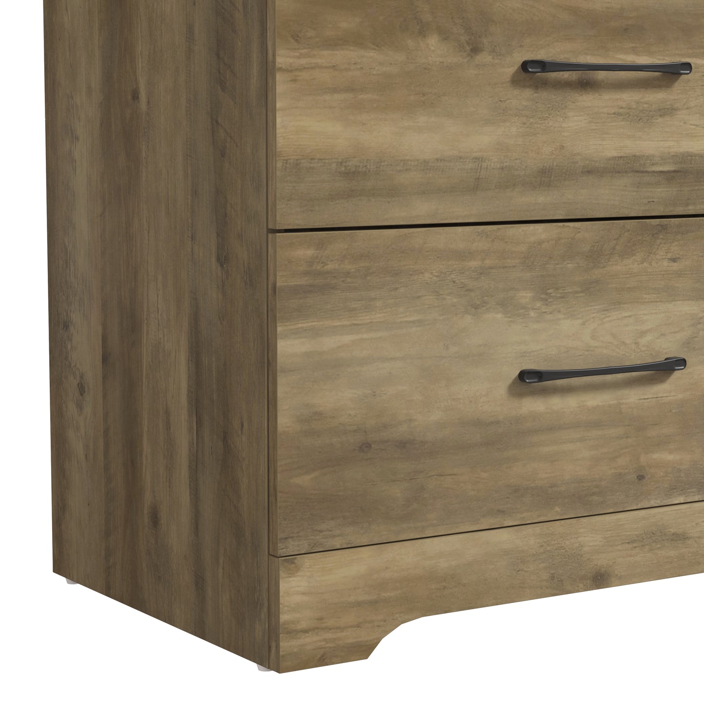 Galano 6 Drawer Dresser with Interlocking Drawers 47" W × 15.5" D × 31.7" H