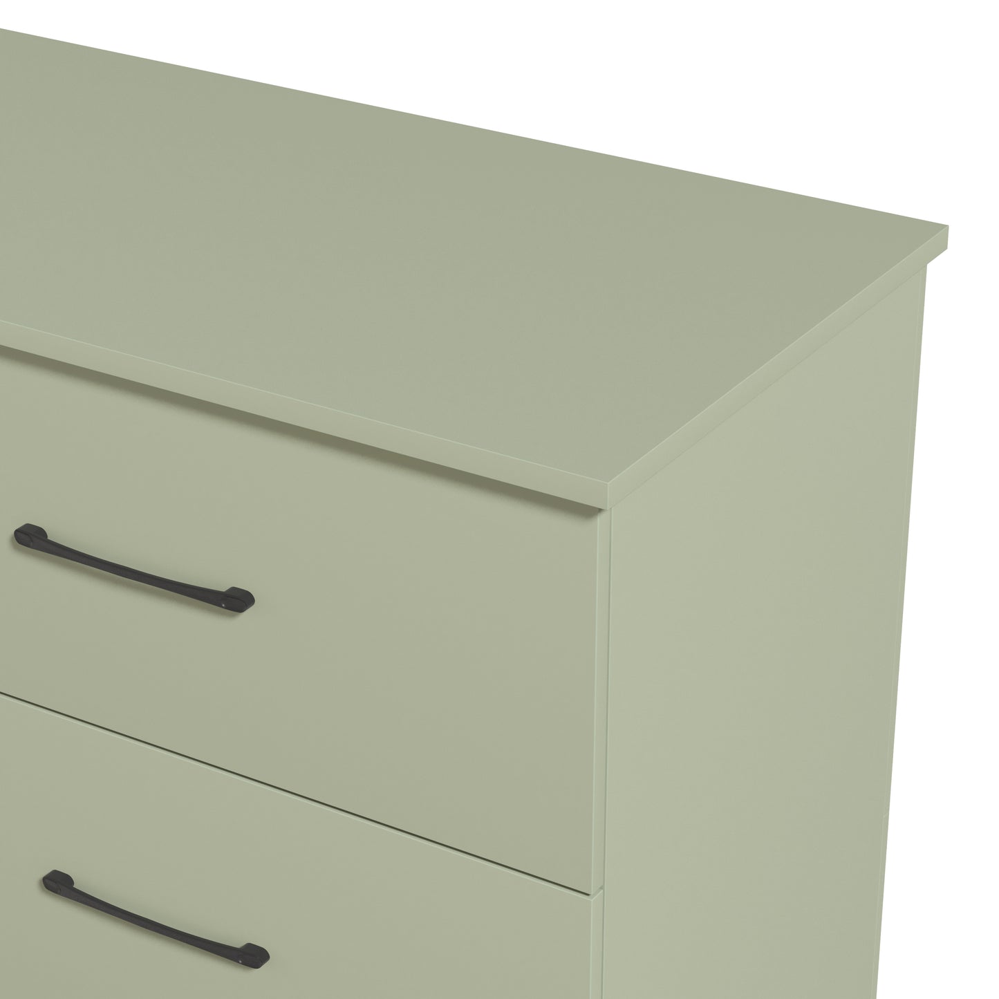 Galano 6 Drawer Dresser with Interlocking Drawers 47" W × 15.5" D × 31.7" H