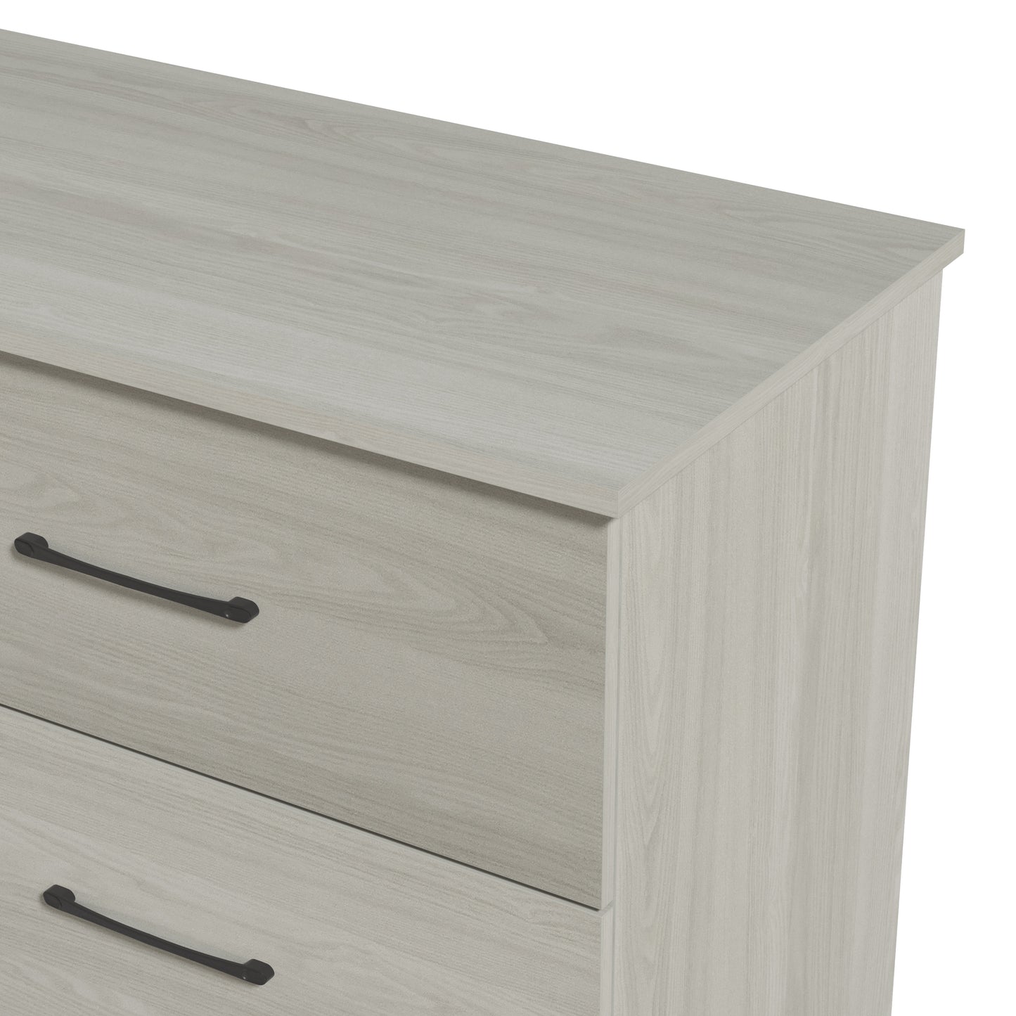 Galano 6 Drawer Dresser with Interlocking Drawers 47" W × 15.5" D × 31.7" H