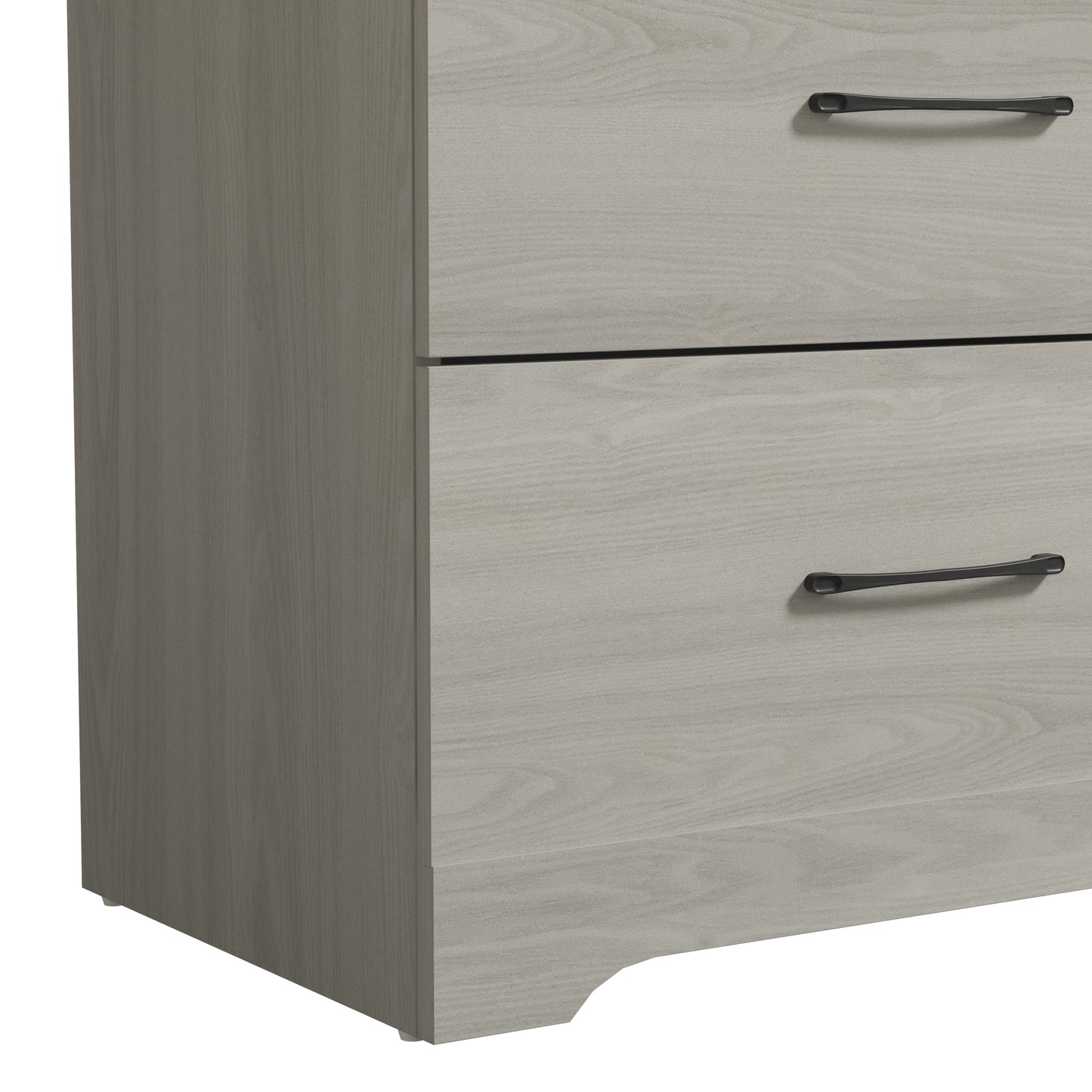 Galano 6 Drawer Dresser with Interlocking Drawers 47" W × 15.5" D × 31.7" H