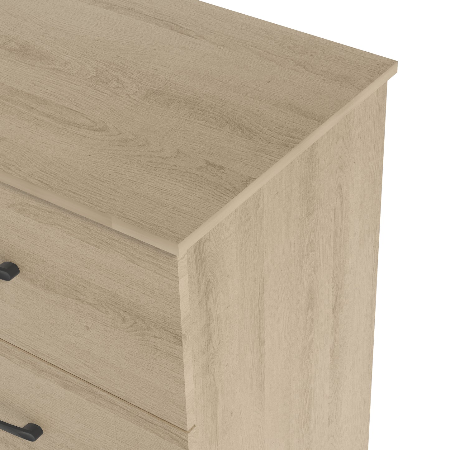Galano 6 Drawer Dresser with Interlocking Drawers 47" W × 15.5" D × 31.7" H