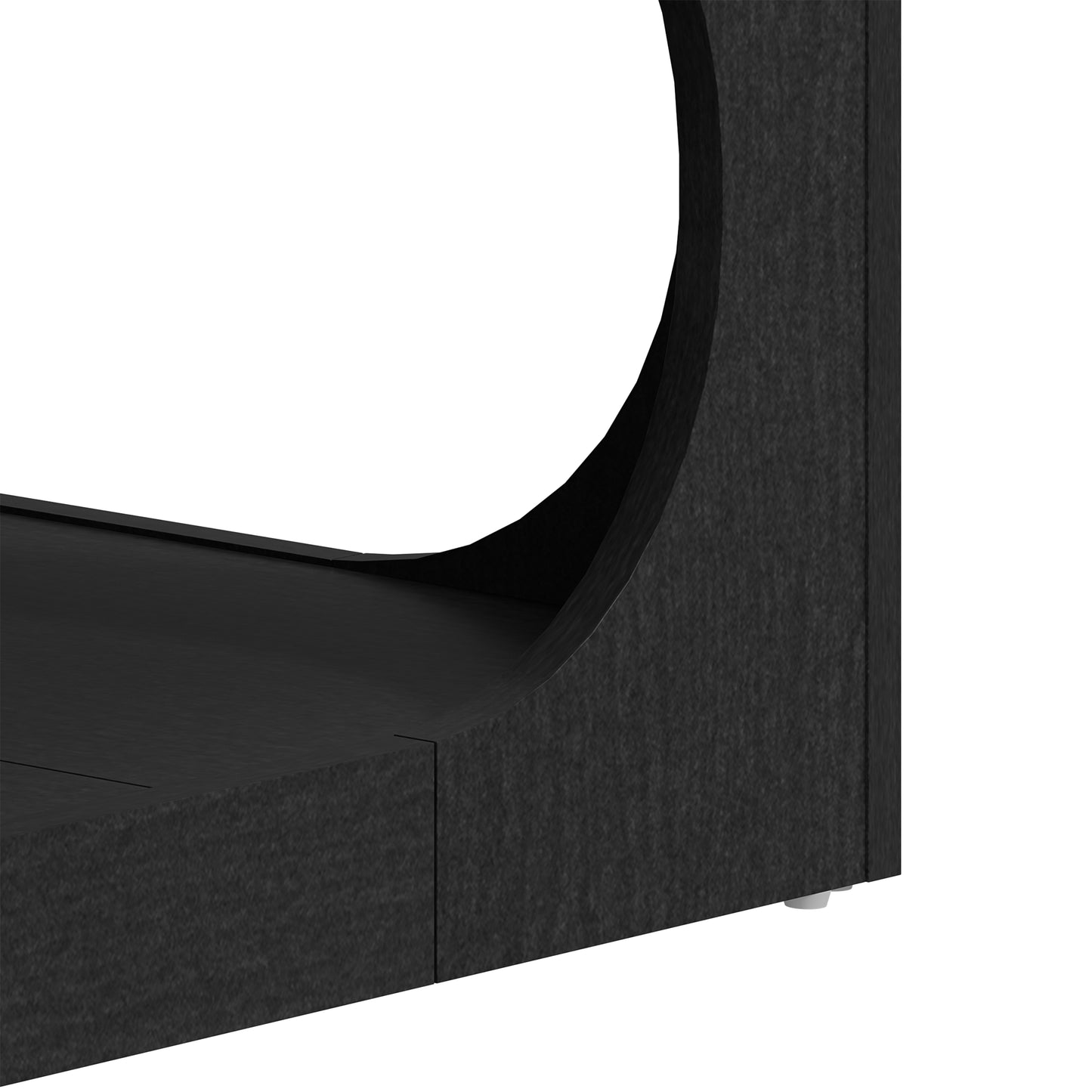 Galano Modern Coffee Table with Open Storage Shelf 34.8" W x 34.8" D x 16.1" H