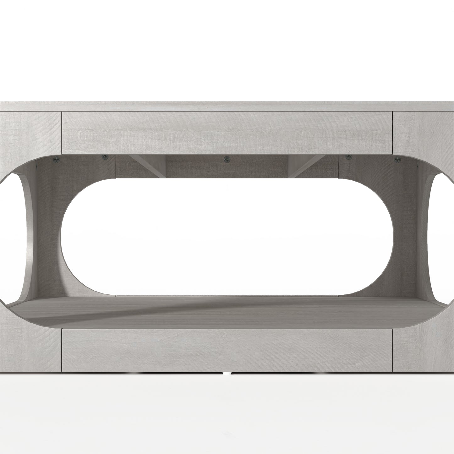 Galano Modern Coffee Table with Open Storage Shelf 34.8" W x 34.8" D x 16.1" H