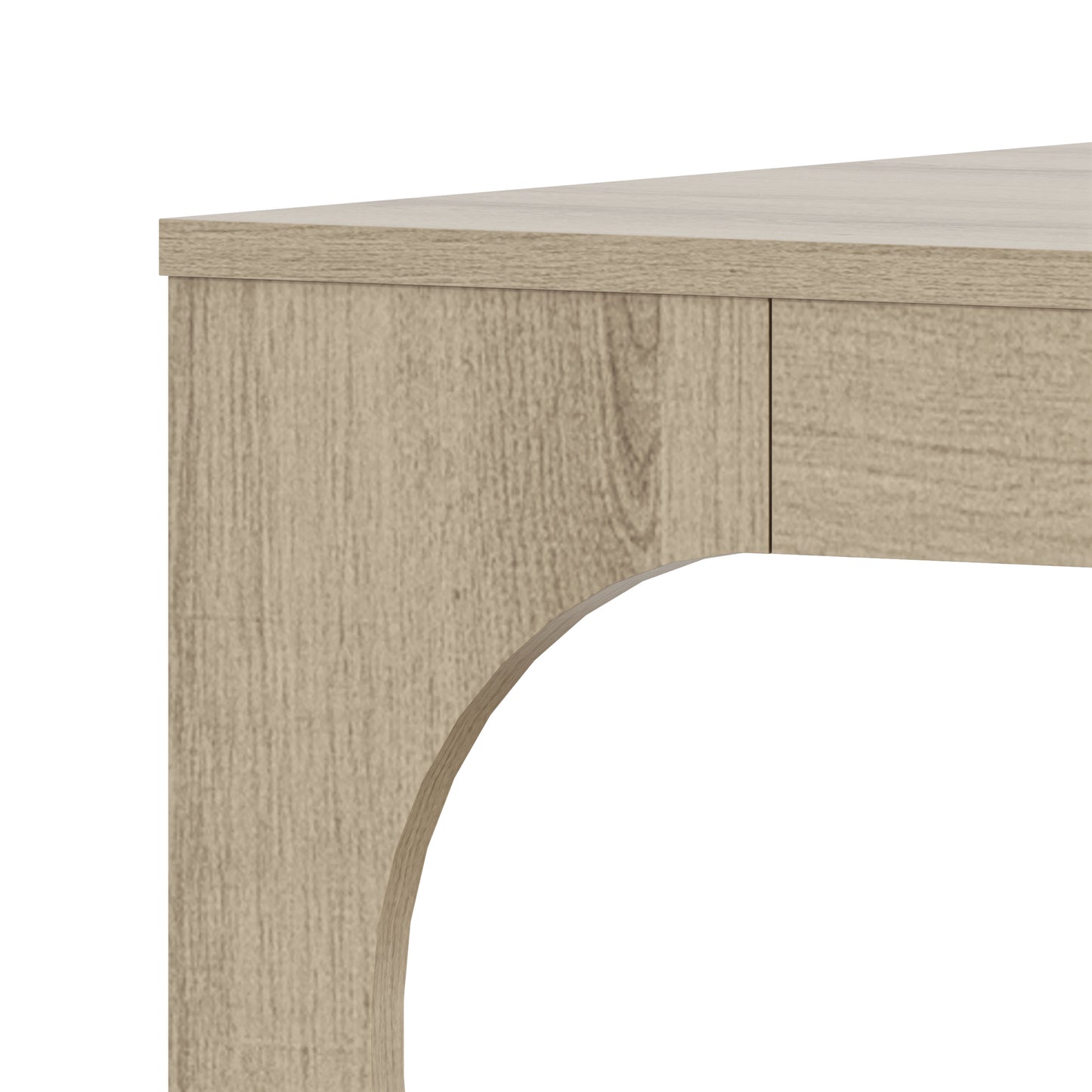 Galano Modern Coffee Table with Open Storage Shelf 34.8" W x 34.8" D x 16.1" H