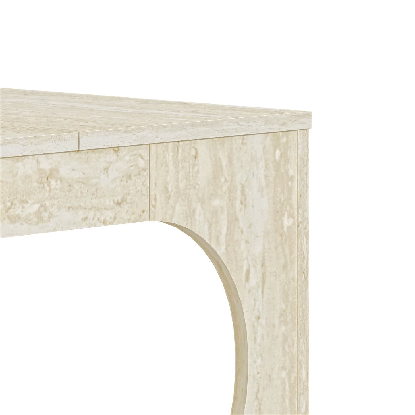 Galano Modern Coffee Table with Open Storage Shelf 34.8" W x 34.8" D x 16.1" H