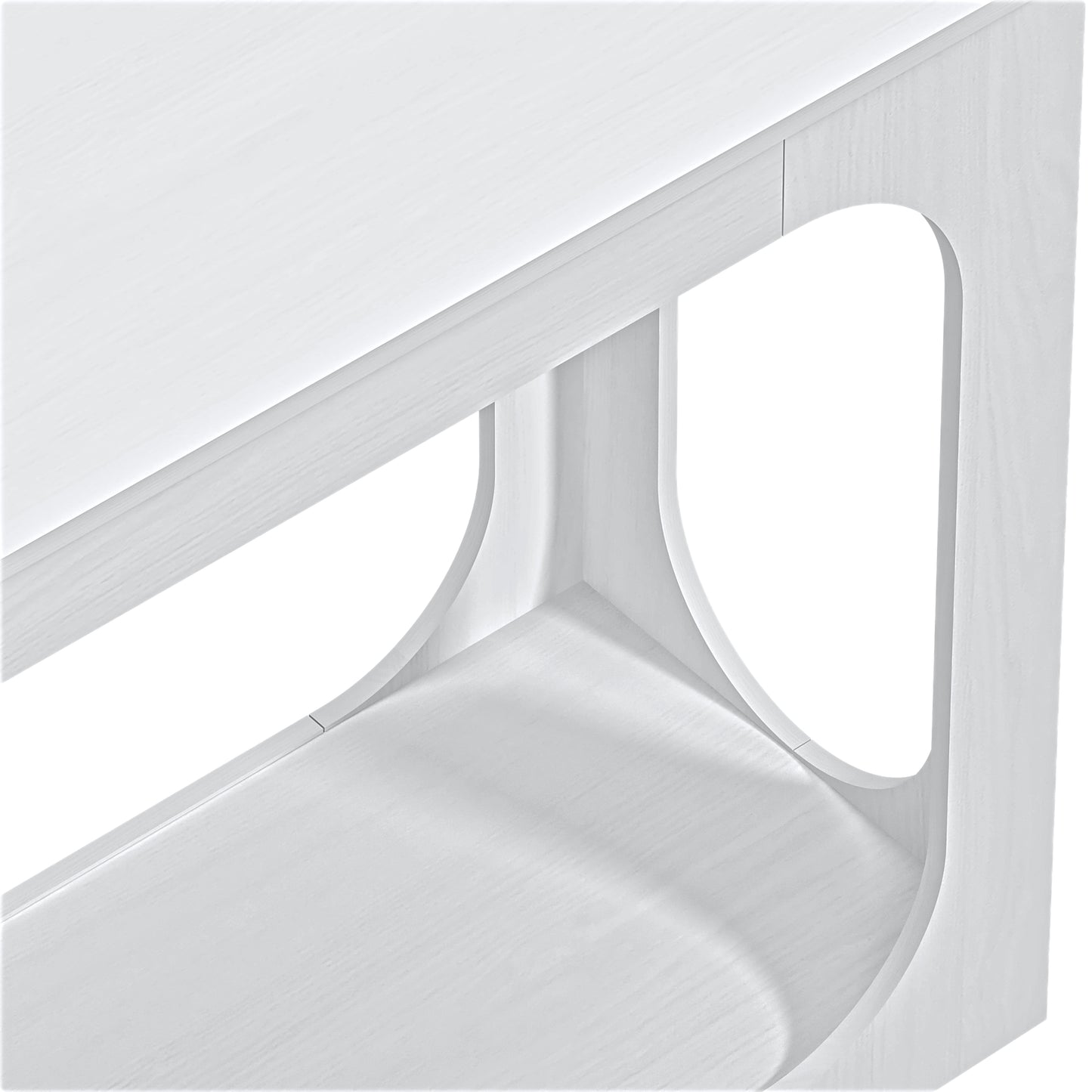 Galano Console Table with Two-Tier Open Shelf 47" W x 15.6" D x 30" H