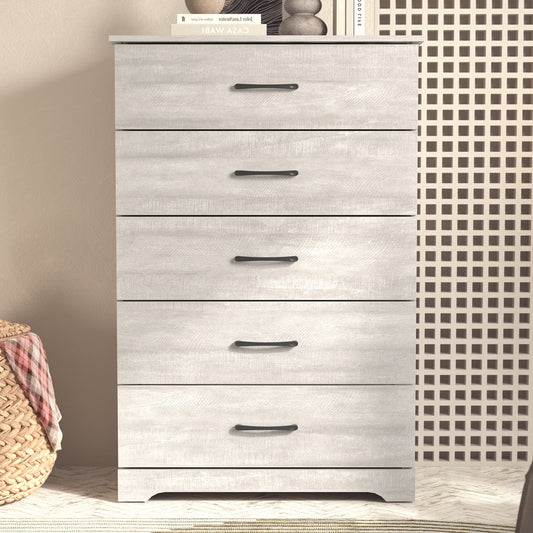 Galano 5-Drawer Dresser with Interlock Safety 31.5" W × 15.6" D × 47.2" H