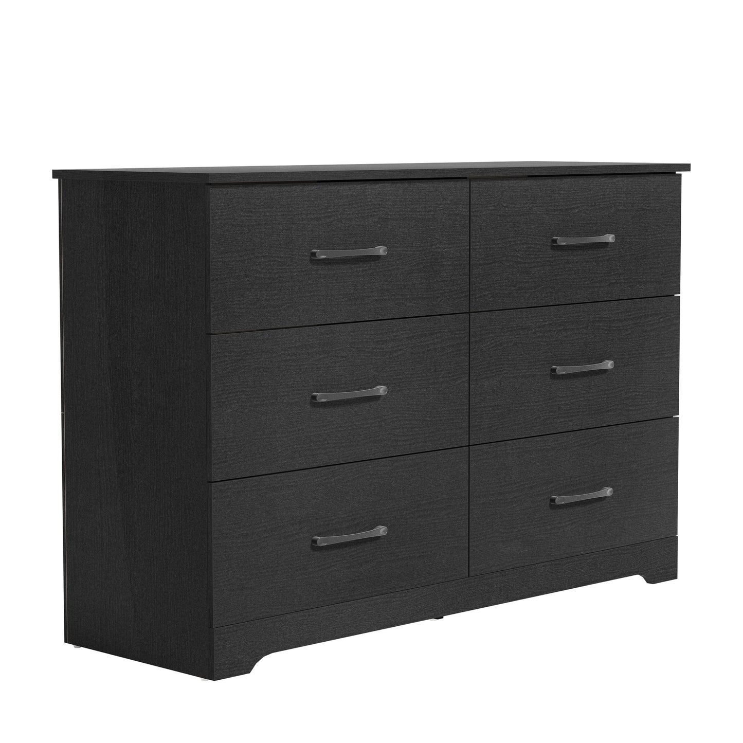 Galano 6 Drawer Dresser with Interlocking Drawers 47" W × 15.5" D × 31.7" H