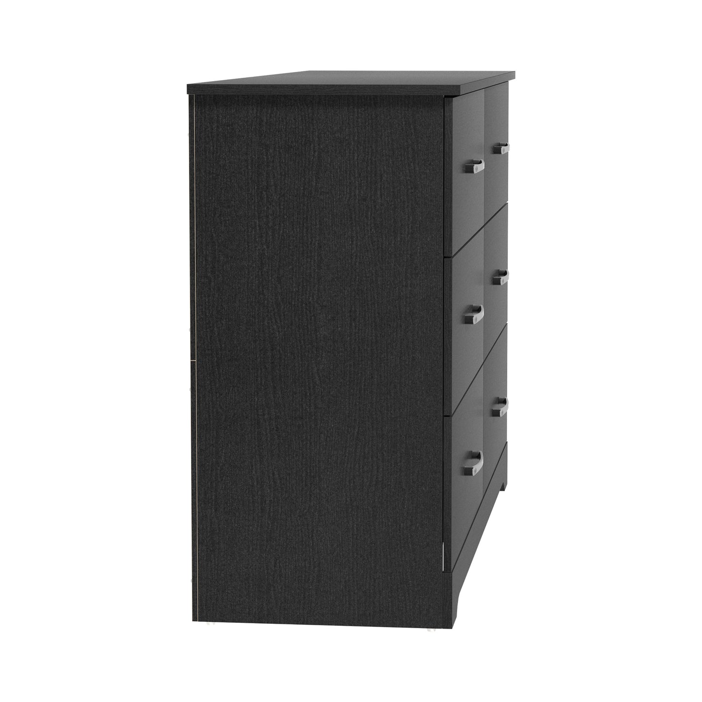 Galano 6 Drawer Dresser with Interlocking Drawers 47" W × 15.5" D × 31.7" H