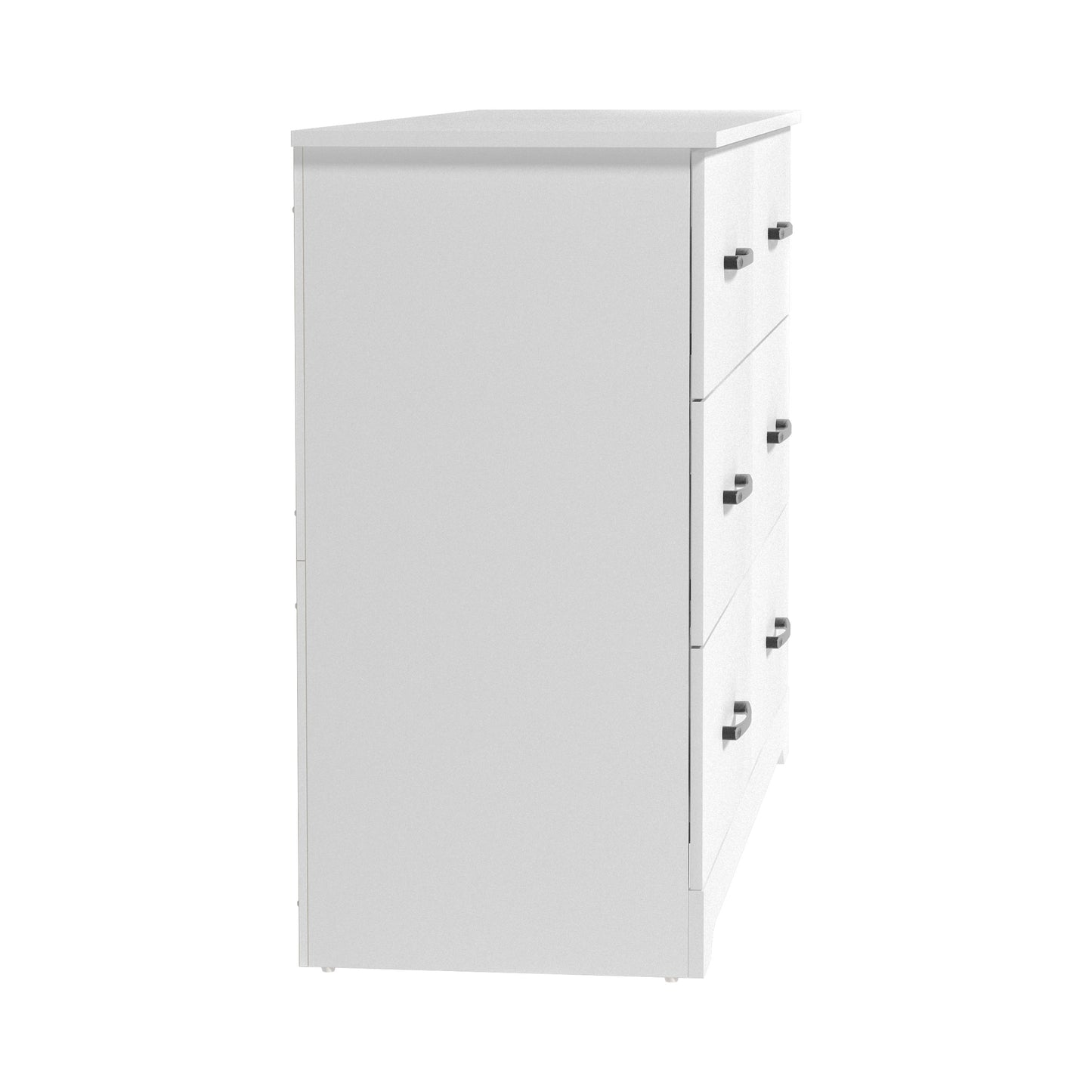 Galano 6 Drawer Dresser with Interlocking Drawers 47" W × 15.5" D × 31.7" H