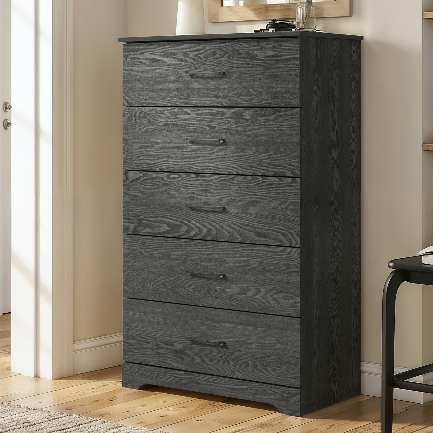 Galano 5-Drawer Dresser with Interlock Safety 31.5" W × 15.6" D × 47.2" H