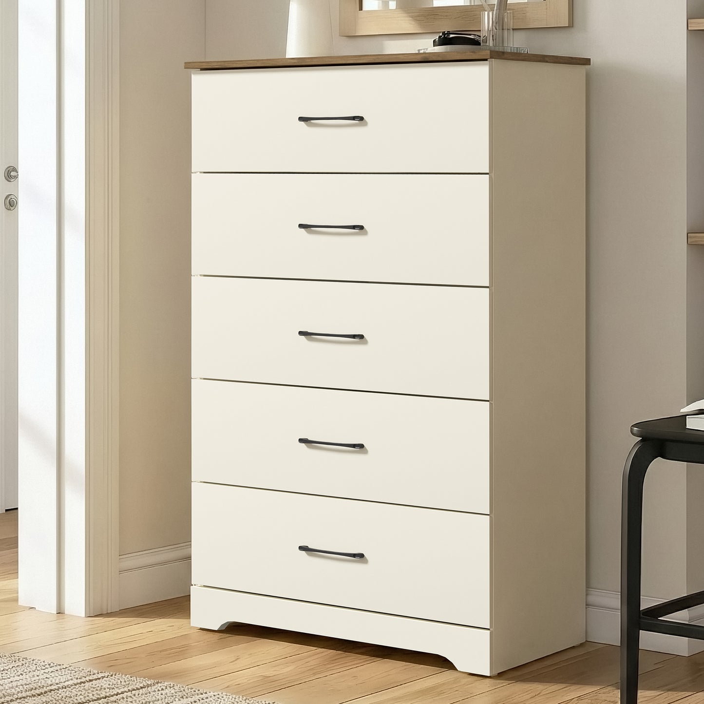 Galano 5-Drawer Dresser with Interlock Safety 31.5" W × 15.6" D × 47.2" H