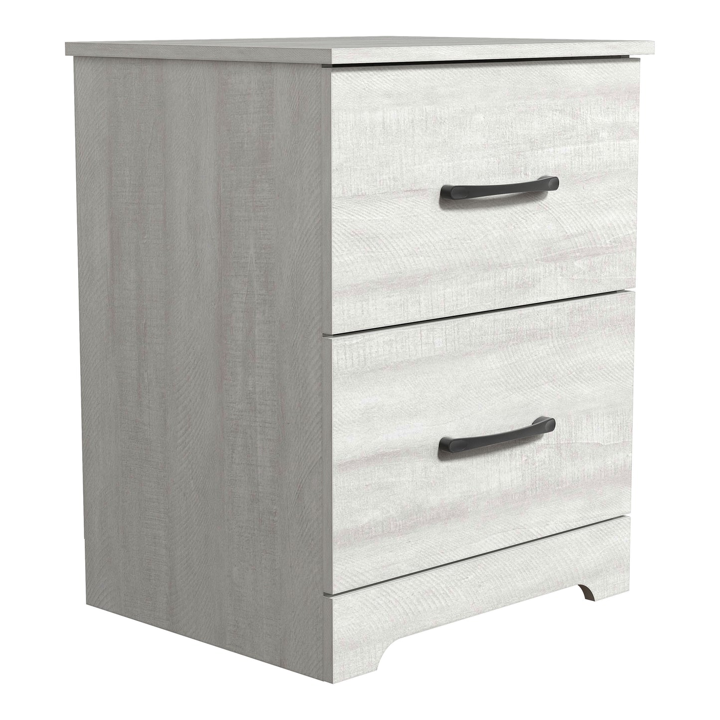 Galano 2-Drawer Wood Nightstand Set with Cutout Base 18.7" W × 15.7" D × 23.7" H