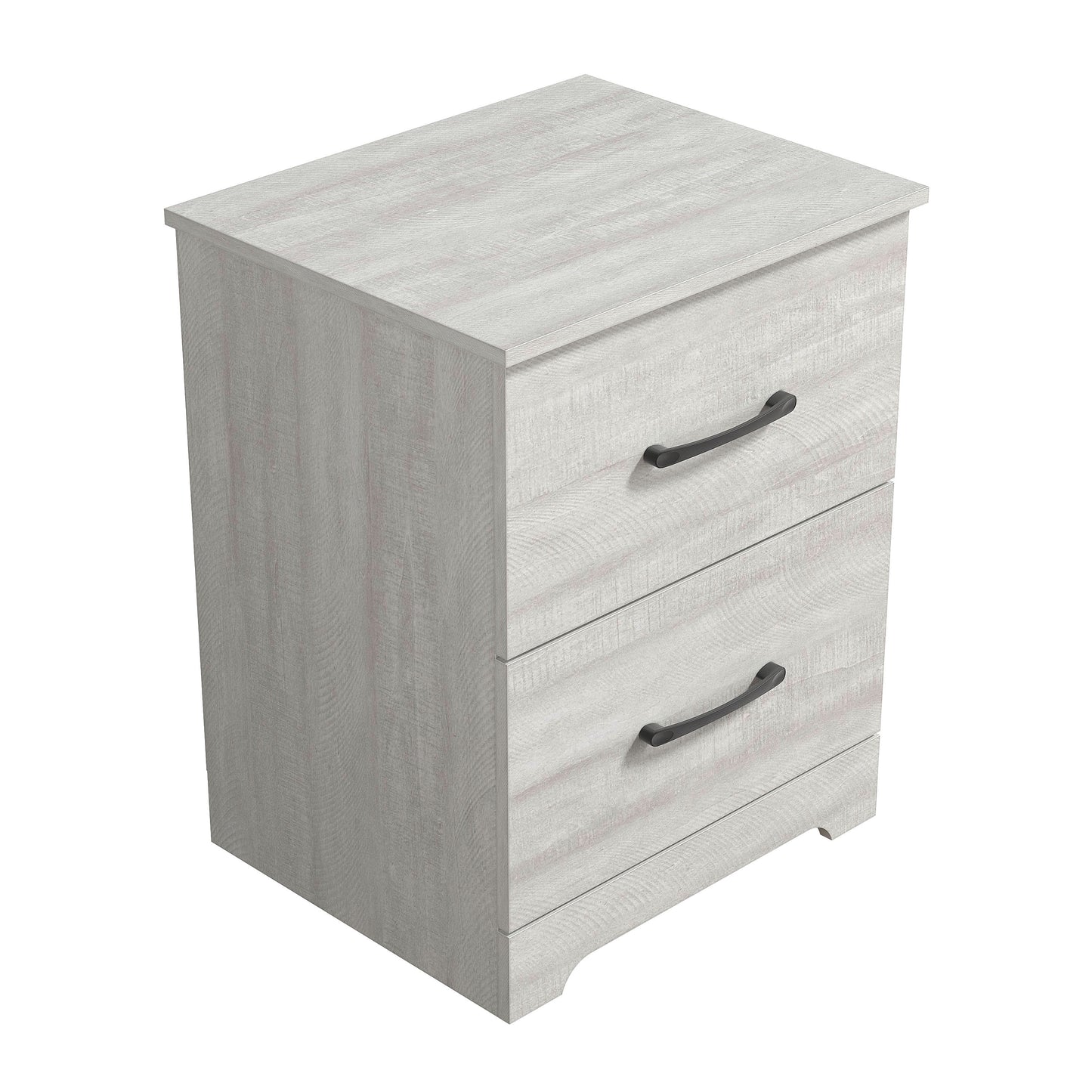 Galano 2-Drawer Wood Nightstand Set with Cutout Base 18.7" W × 15.7" D × 23.7" H