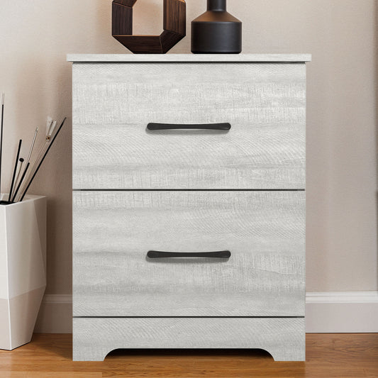 Galano 2-Drawer Nightstand with Storage 18.7" W × 15.7" D × 23.7" H