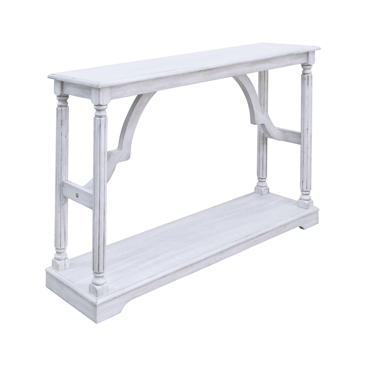 Galano Wood Console Table with Lower Shelf 45.9" W x 11.8" D x 29.9" H