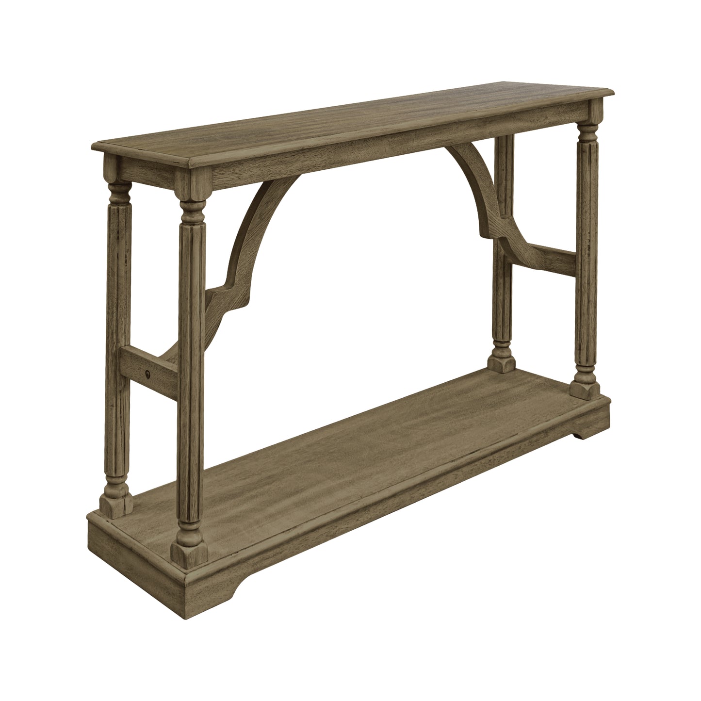 Galano Wood Console Table with Lower Shelf 45.9" W x 11.8" D x 29.9" H
