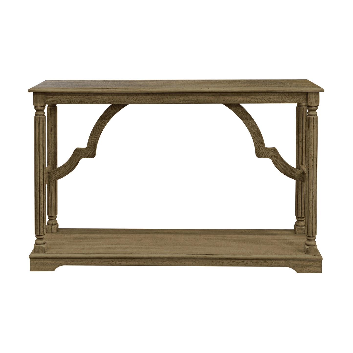 Galano Wood Console Table with Lower Shelf 45.9" W x 11.8" D x 29.9" H