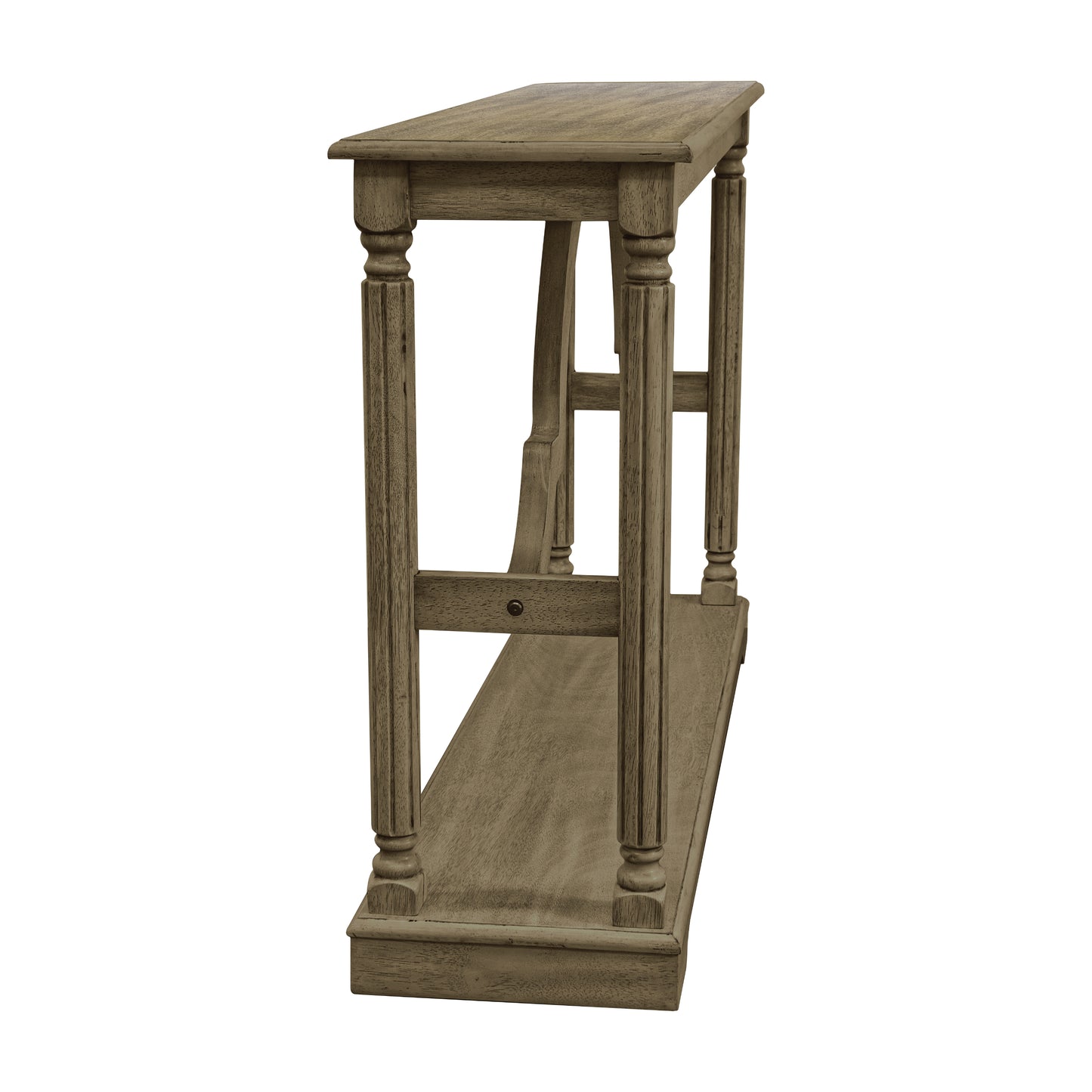 Galano Wood Console Table with Lower Shelf 45.9" W x 11.8" D x 29.9" H