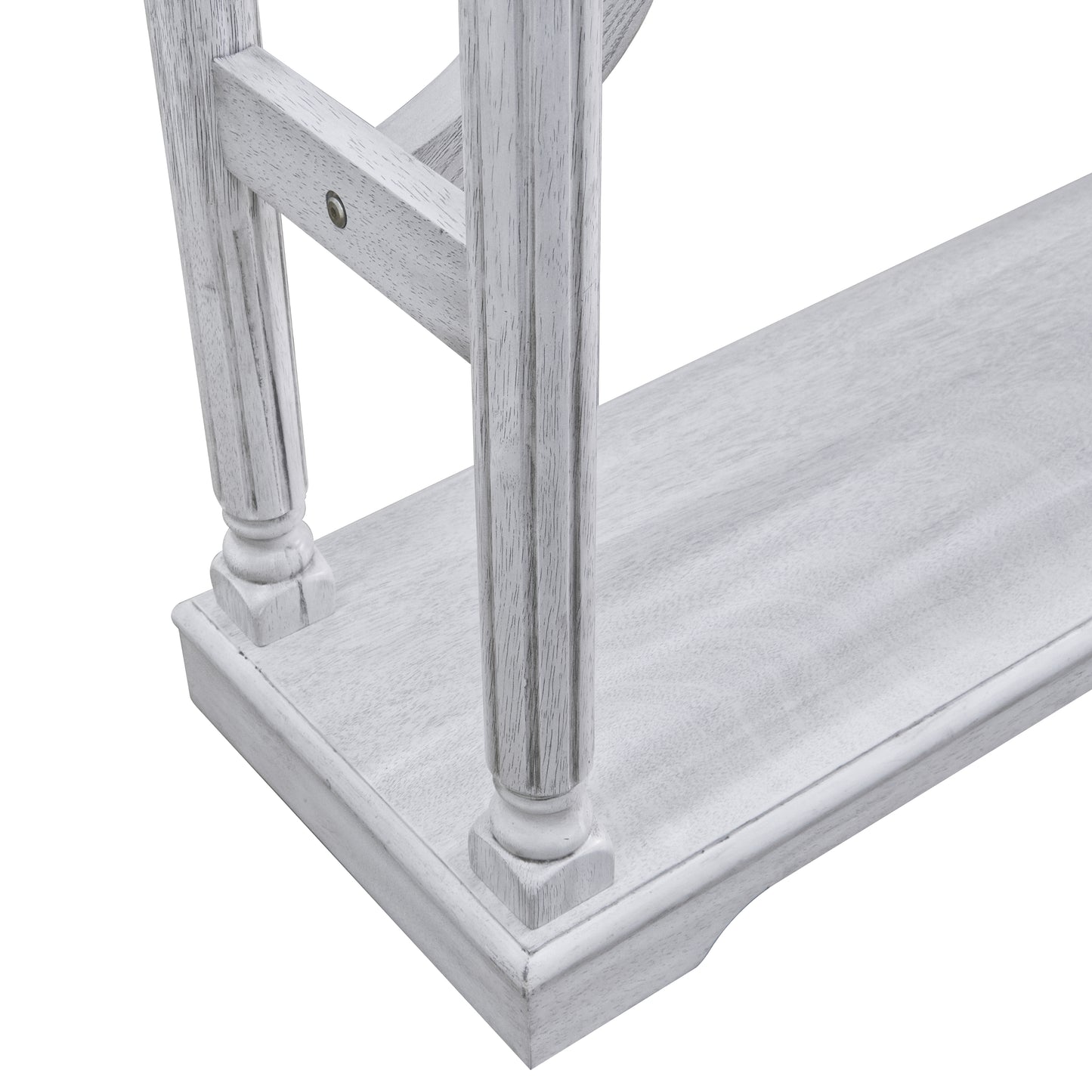 Galano Wood Console Table with Lower Shelf 45.9" W x 11.8" D x 29.9" H