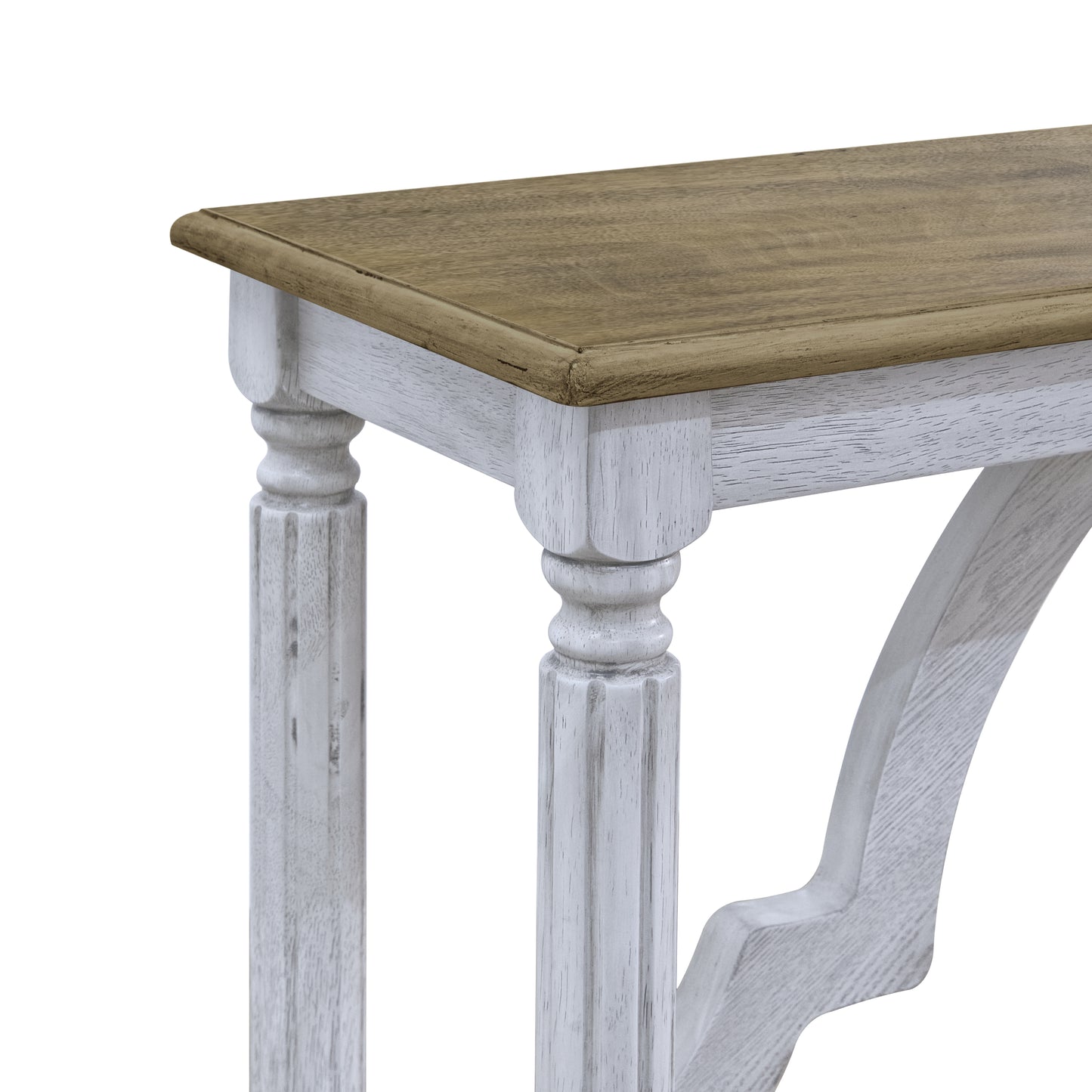 Galano Wood Console Table with Lower Shelf 45.9" W x 11.8" D x 29.9" H