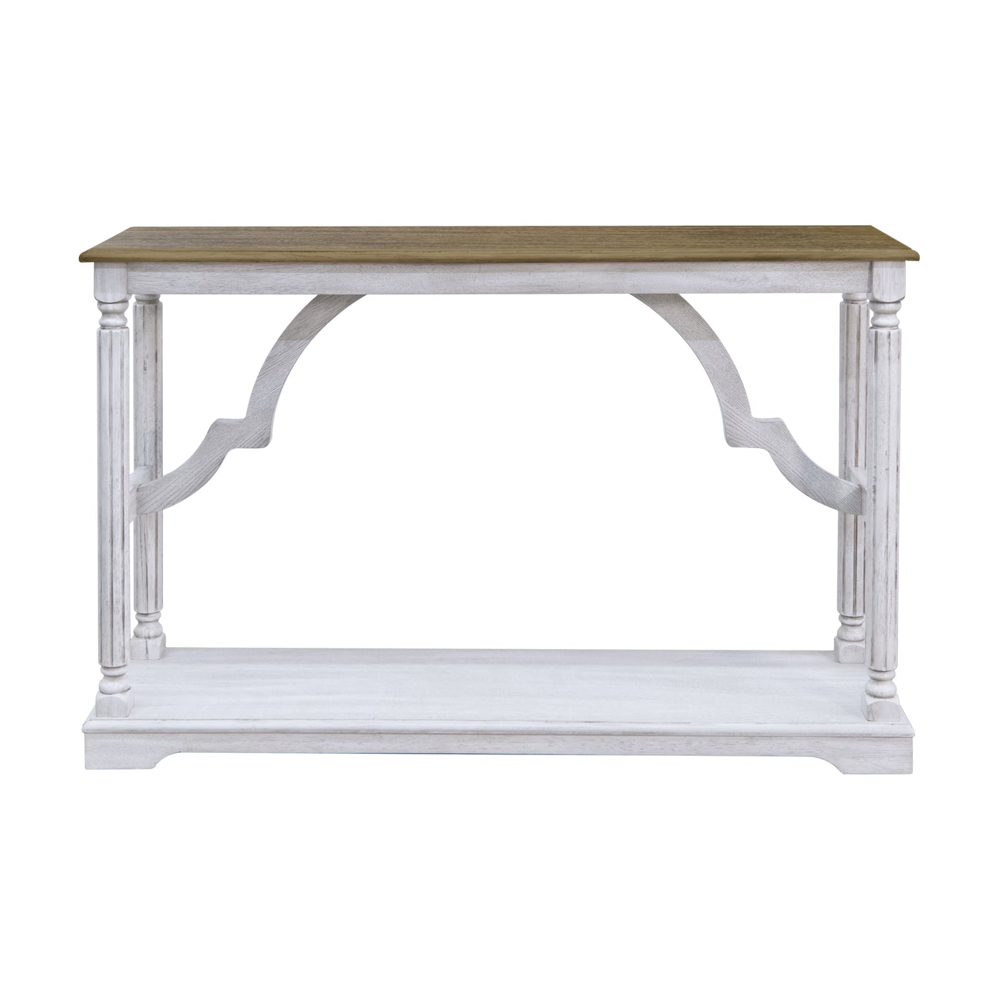 Galano Wood Console Table with Lower Shelf 45.9" W x 11.8" D x 29.9" H