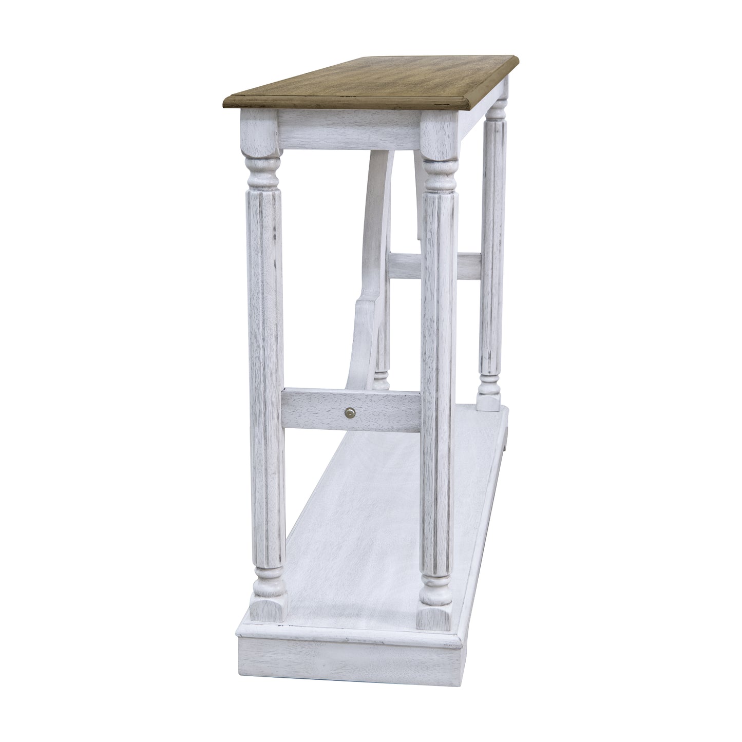 Galano Wood Console Table with Lower Shelf 45.9" W x 11.8" D x 29.9" H
