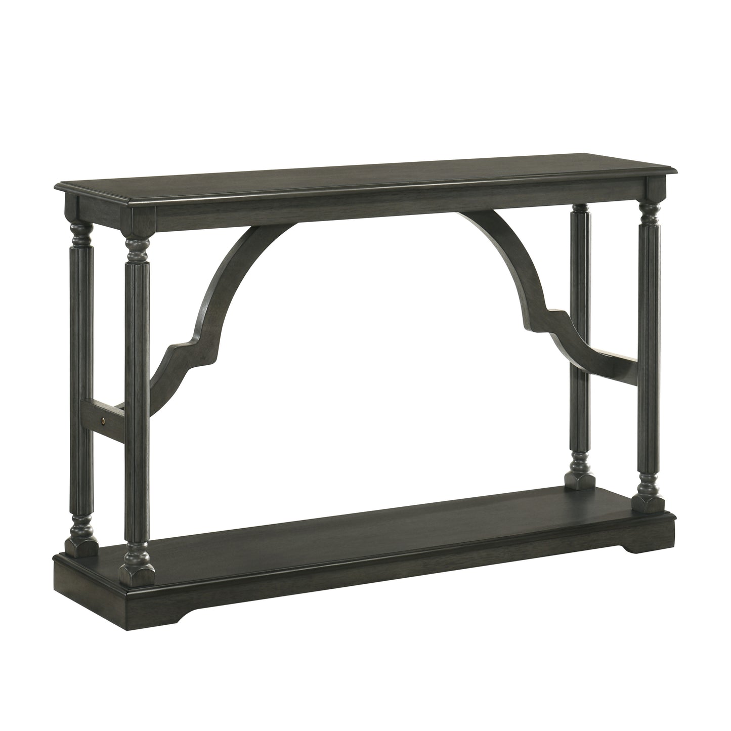 Galano Wood Console Table with Lower Shelf 45.9" W x 11.8" D x 29.9" H