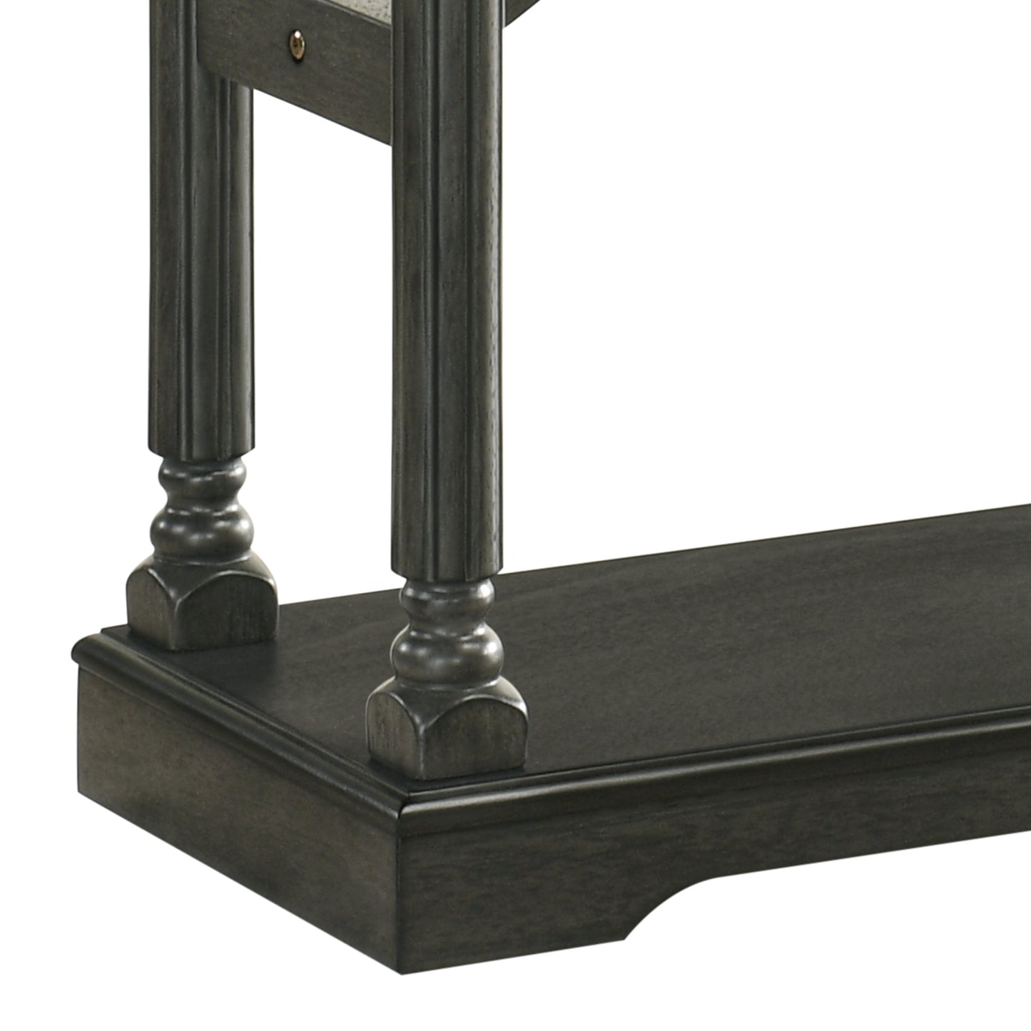 Galano Wood Console Table with Lower Shelf 45.9" W x 11.8" D x 29.9" H