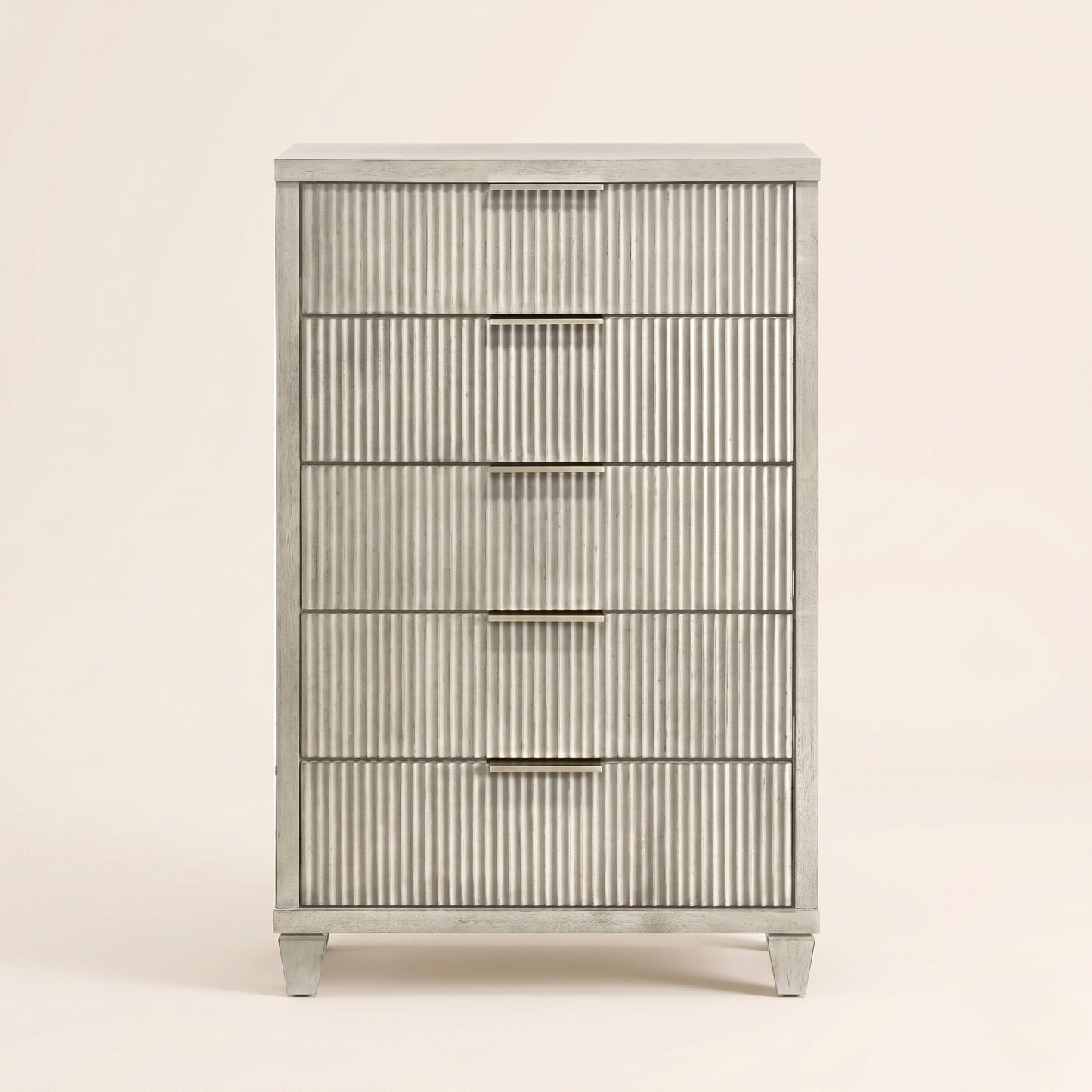 GALANO 5-Drawer Chest, Mid-Century Modern, 28.7" Wide