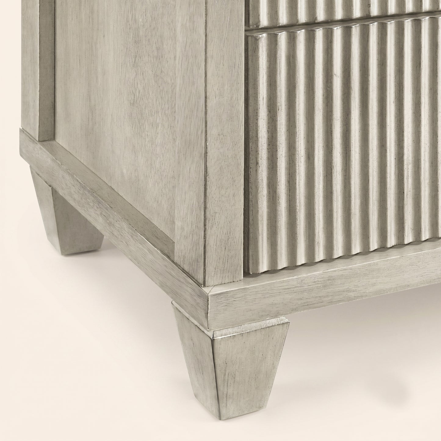 GALANO 6-Drawer Dresser, 54.8" Wide, Mid-Century Fluted Fronts, 1 Dresser