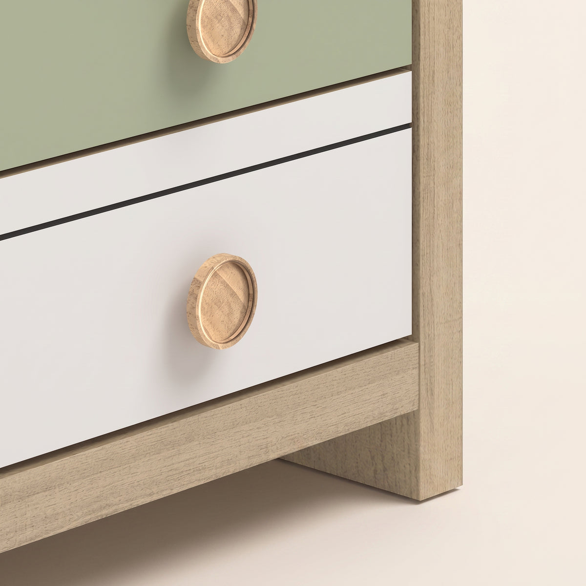 GALANO 3-Drawer Teen Nightstand, 23" H, 1-Piece