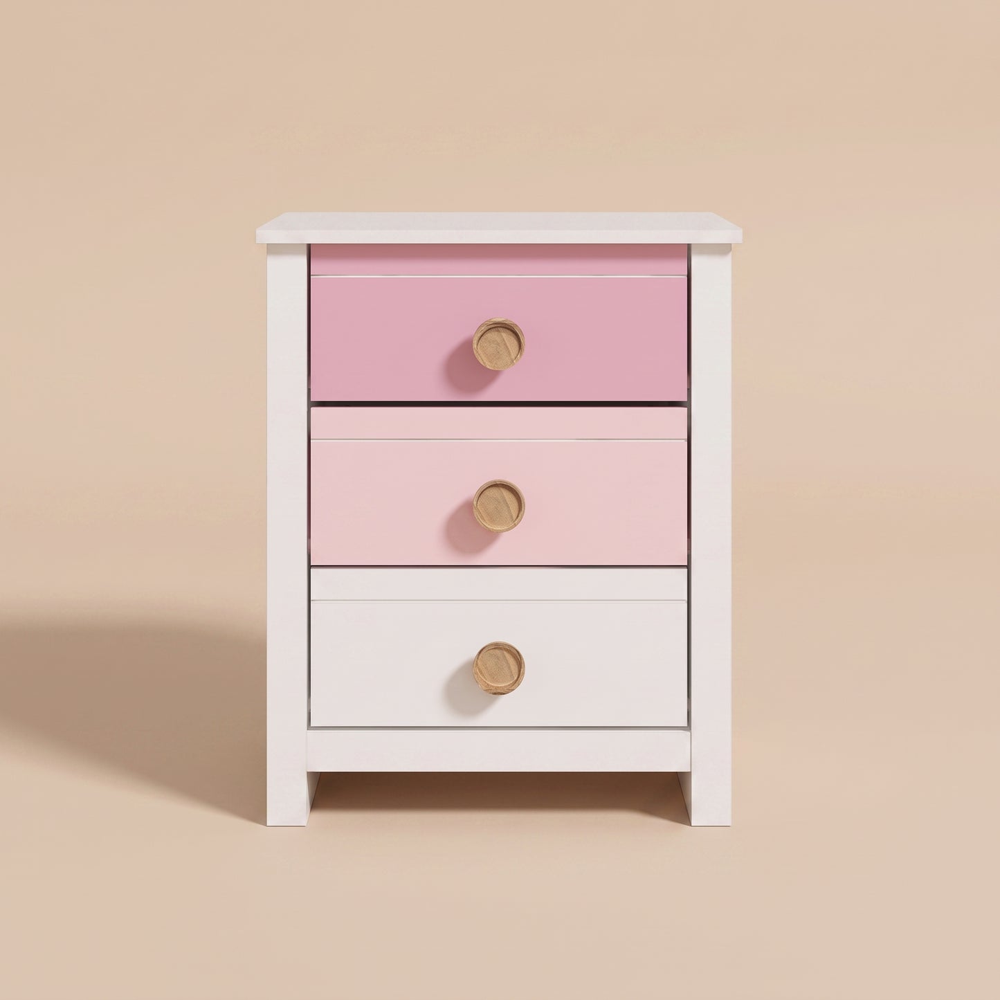 GALANO 3-Drawer Teen Nightstand, 23" H, 1-Piece