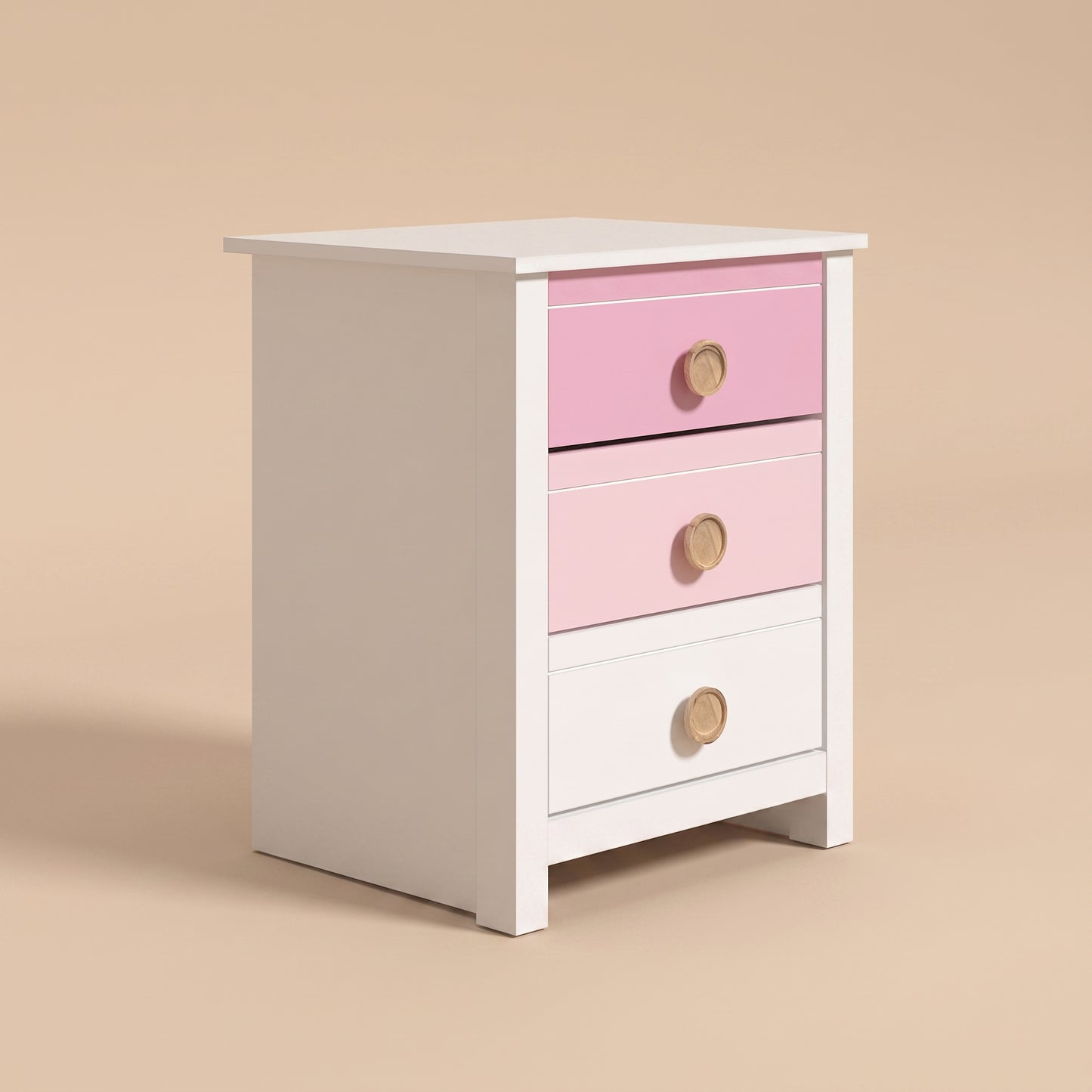 GALANO 3-Drawer Teen Nightstand, 23" H, 1-Piece
