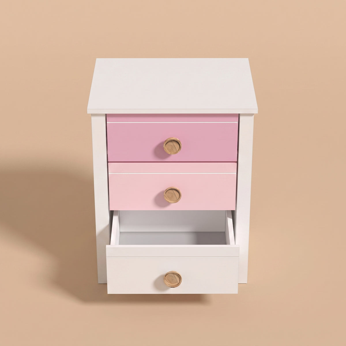 GALANO 3-Drawer Teen Nightstand, 23" H, 1-Piece
