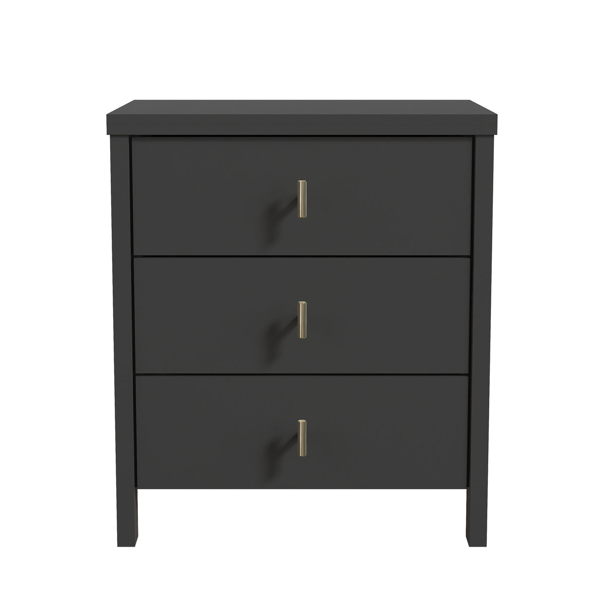 GALANO Nightstand with 3 Drawers, 20.9 in. Wide, 1 Nightstand
