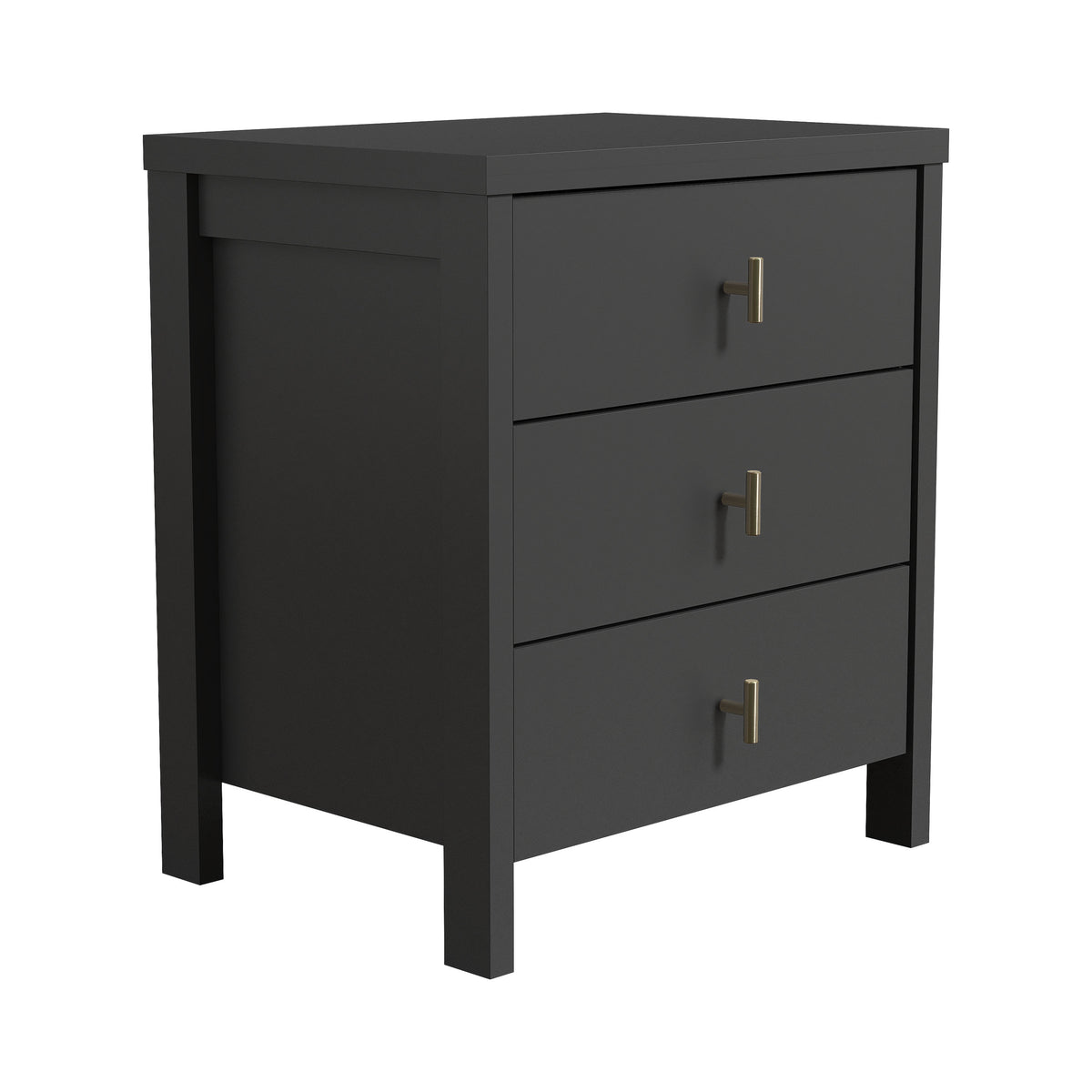 GALANO Nightstand with 3 Drawers, 20.9 in. Wide, 1 Nightstand