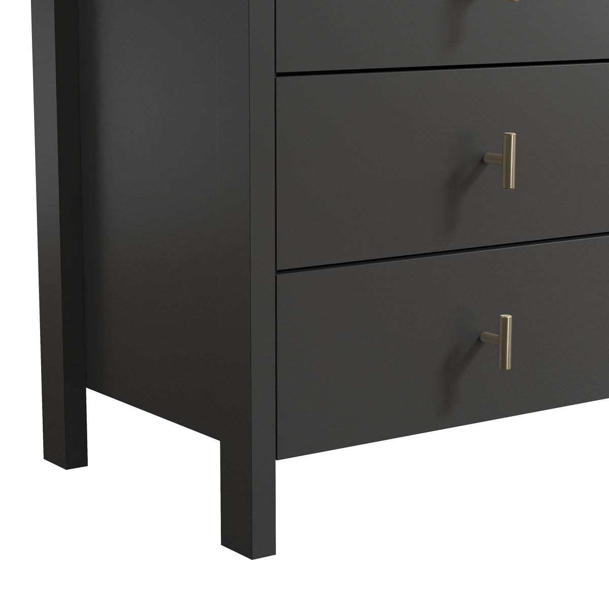 GALANO Nightstand with 3 Drawers, 20.9 in. Wide, 1 Nightstand