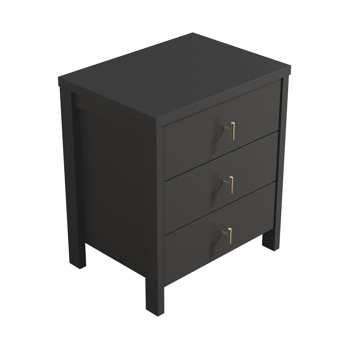 GALANO Nightstand with 3 Drawers, 20.9 in. Wide, 1 Nightstand