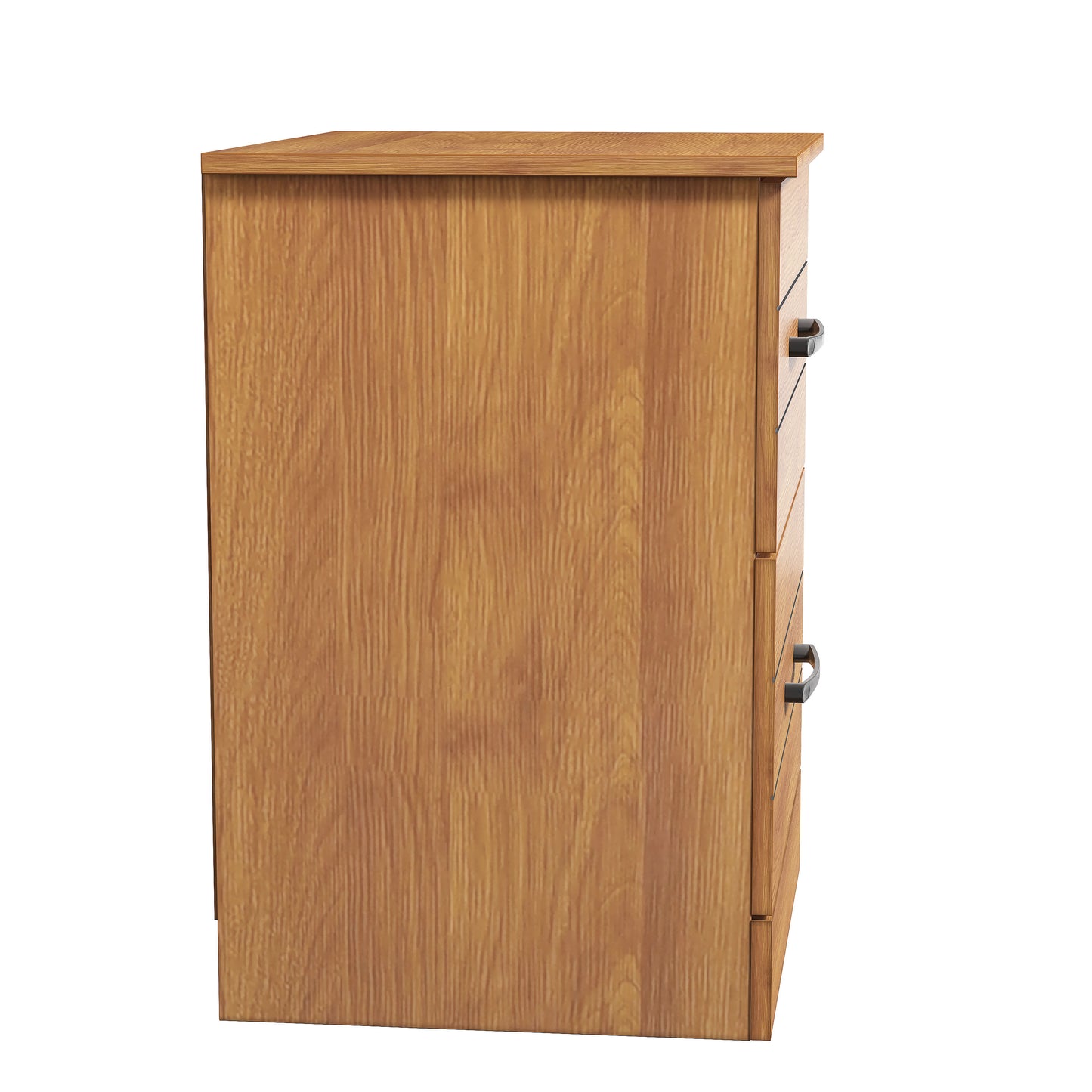 Galano Elis Rae 2 Drawer Nightstand - Amber Walnut