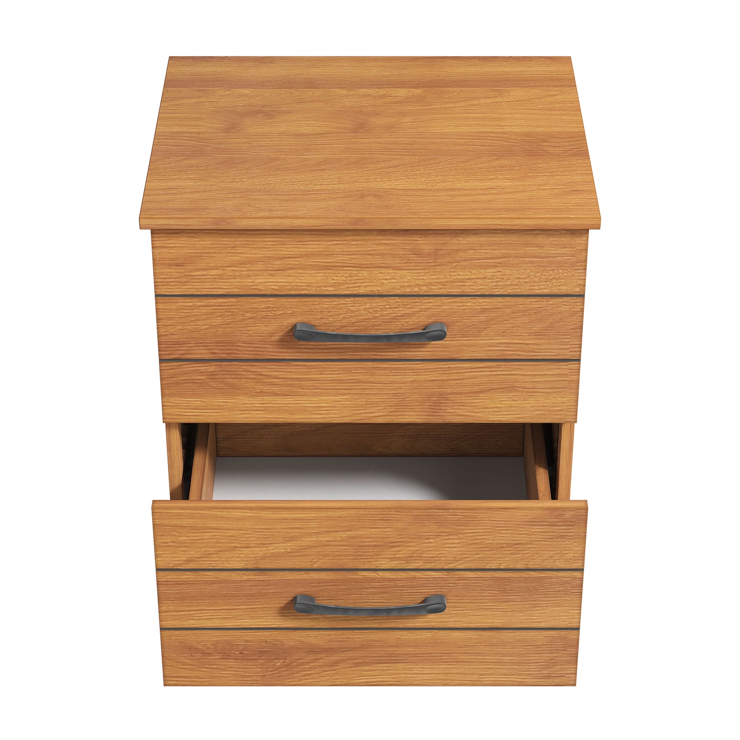 Galano Elis Rae 2 Drawer Nightstand - Amber Walnut