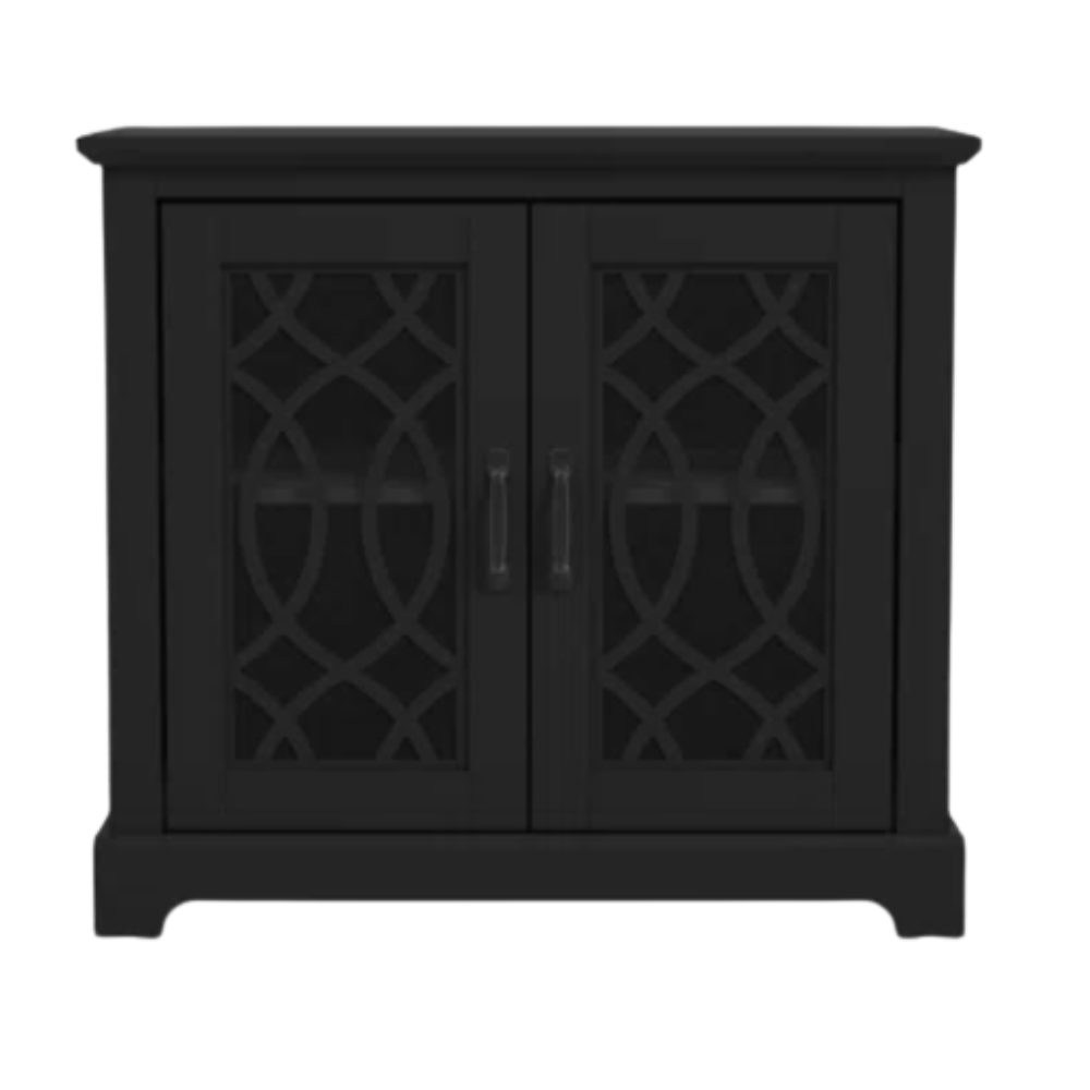 GALANO 2-Door Accent Cabinet with Adjustable Shelf, 32.4"