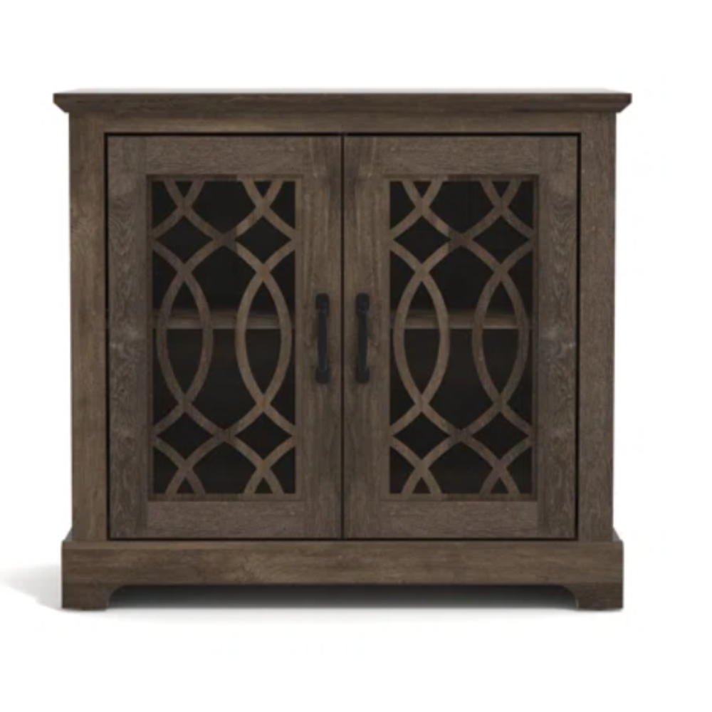 GALANO 2-Door Accent Cabinet with Adjustable Shelf, 32.4"