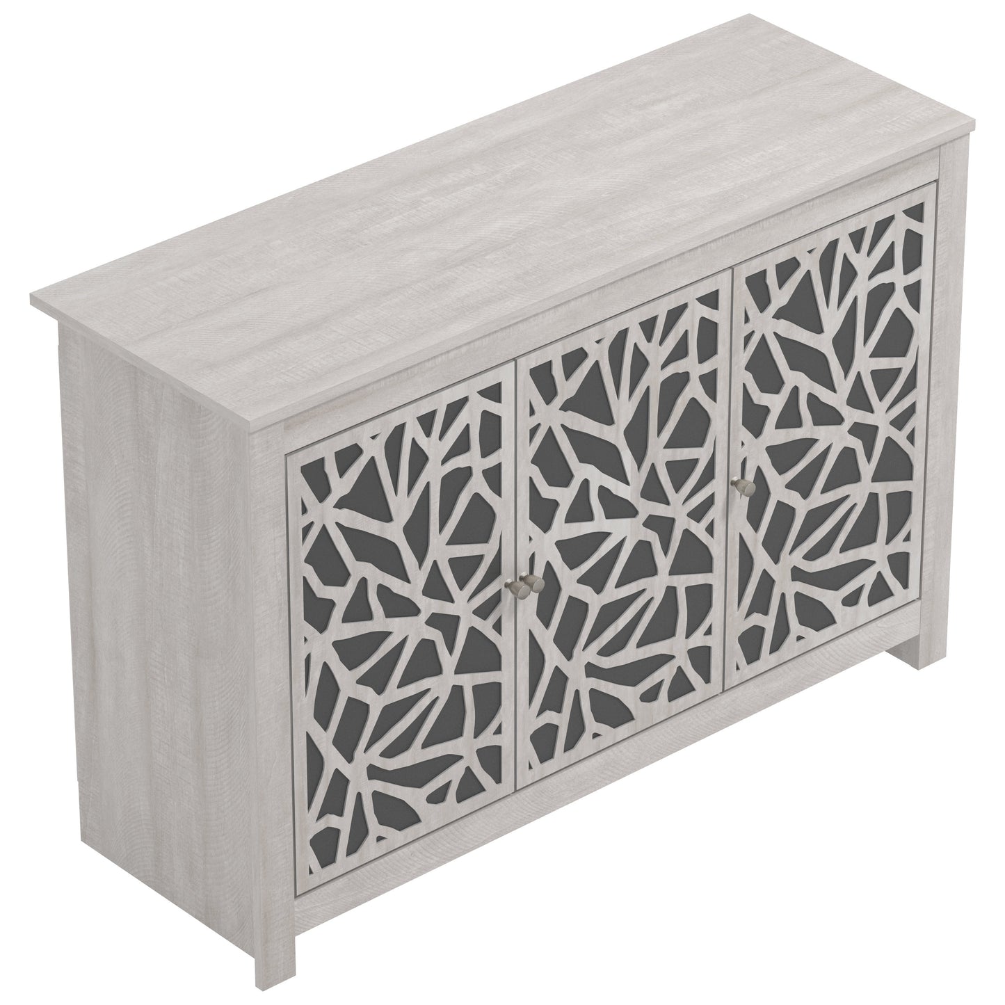 Galano Culbreath 3 Door Sideboard - Dusty Grey Oak