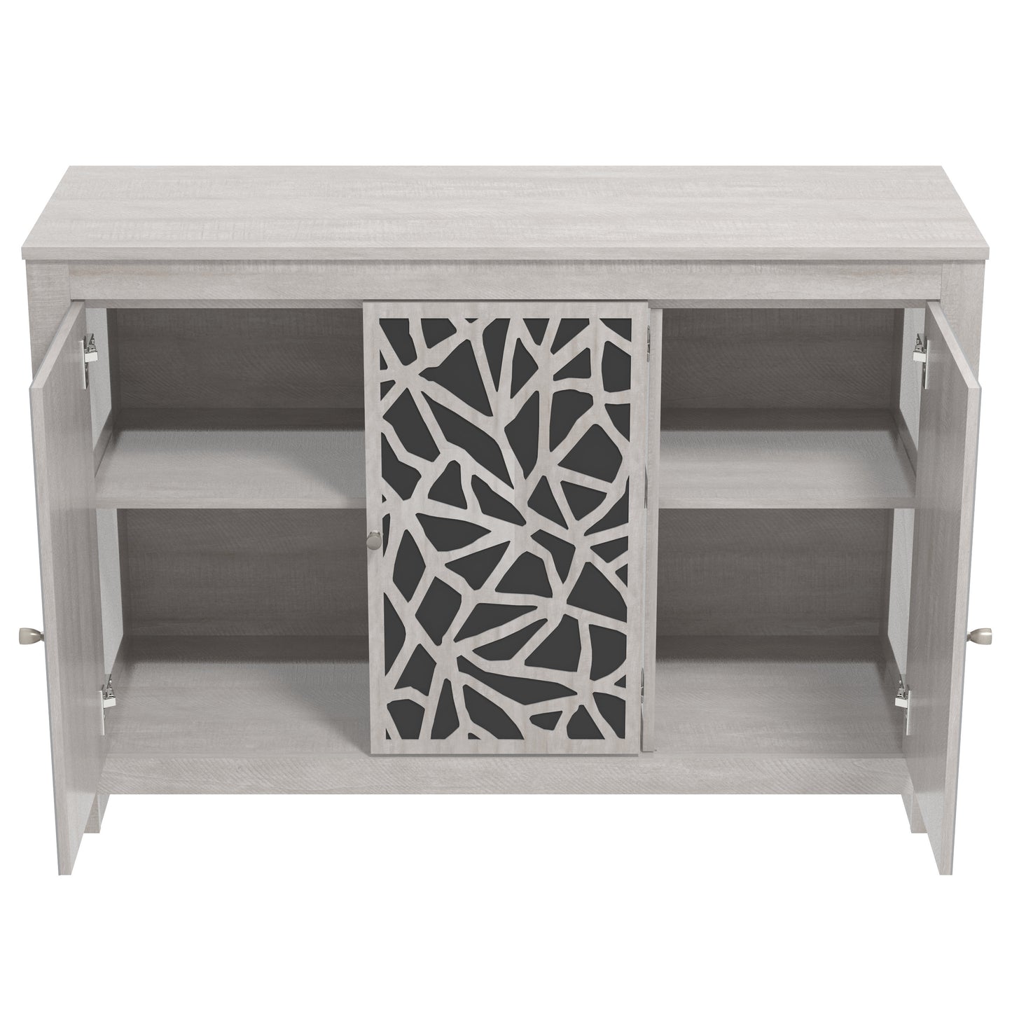 Galano Culbreath 3 Door Sideboard - Dusty Grey Oak