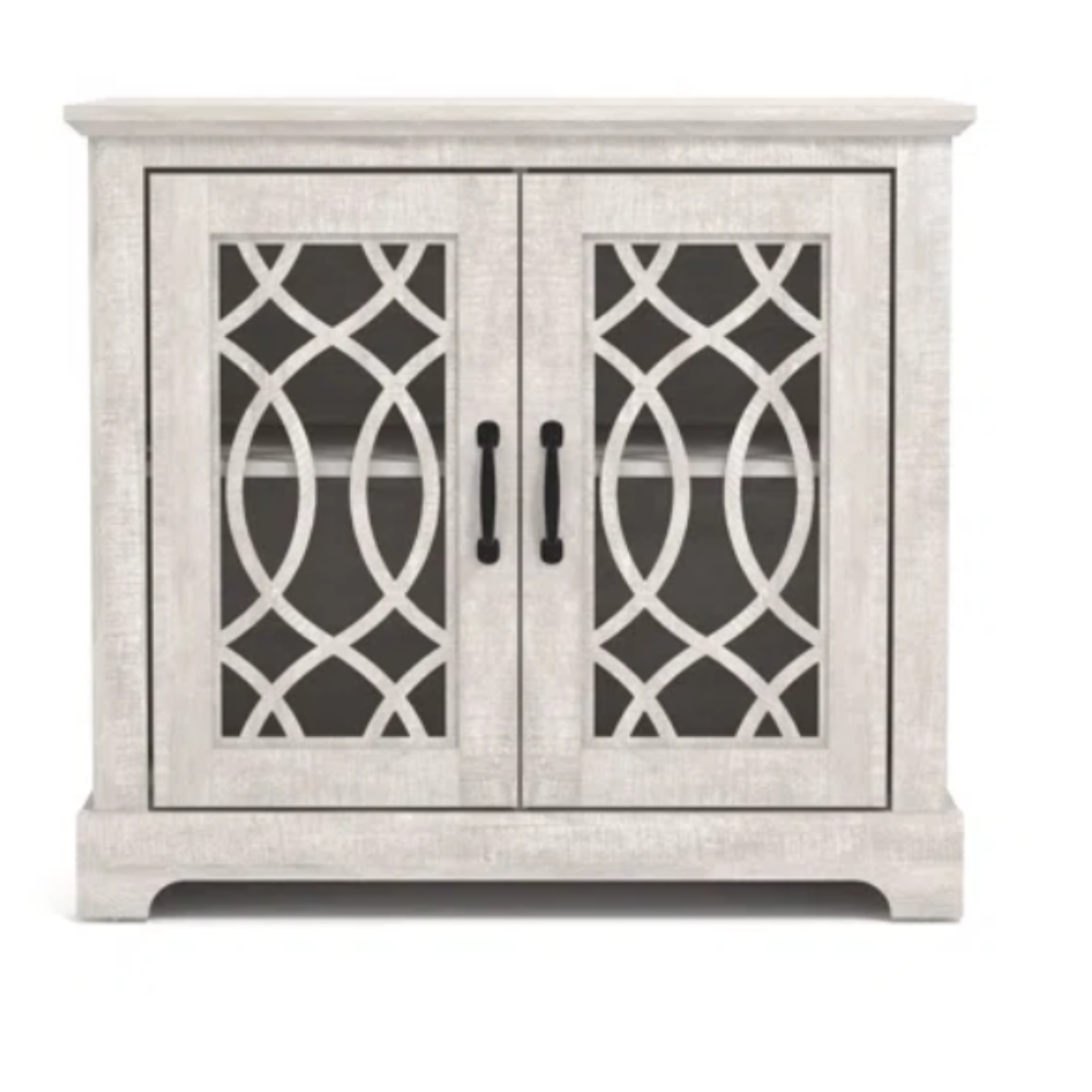 GALANO 2-Door Accent Cabinet with Adjustable Shelf, 32.4"